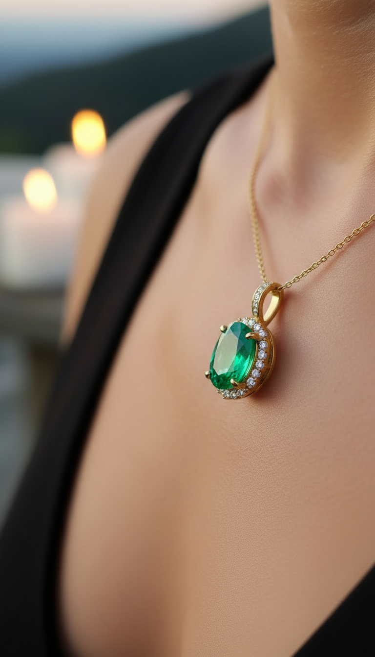 Emerald Pendant