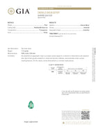 1.12 ct Pear Cut Colombian Emerald