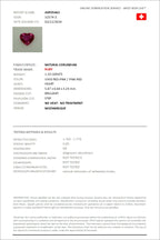 1.10 ct heart Cut Mozambique Ruby