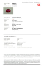 0.75 ct Oval Cut Mozambique Ruby