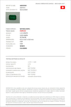 1.22 ct Emerald Cut Colombian Emerald