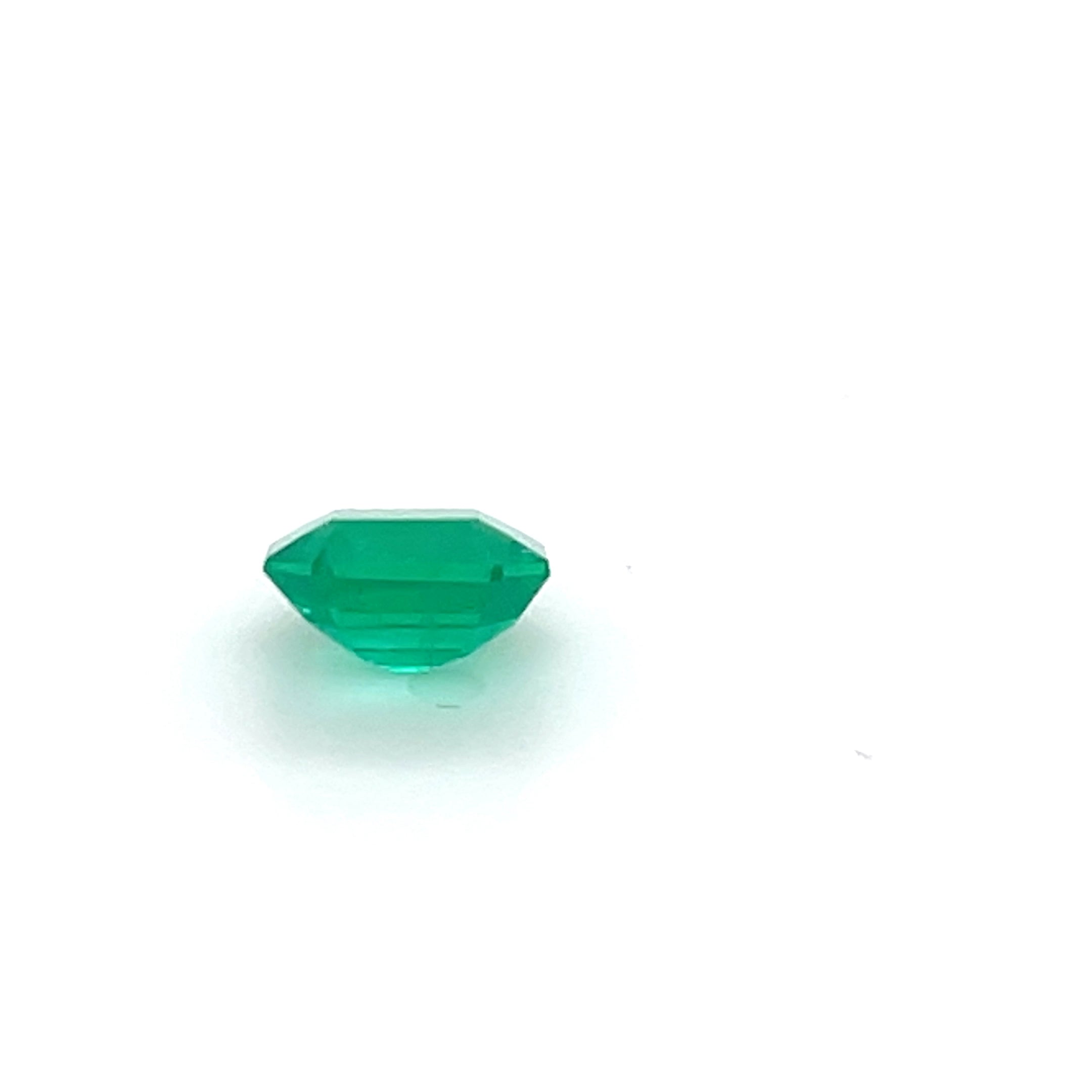 1.30 ct Square Cut Colombian Emerald