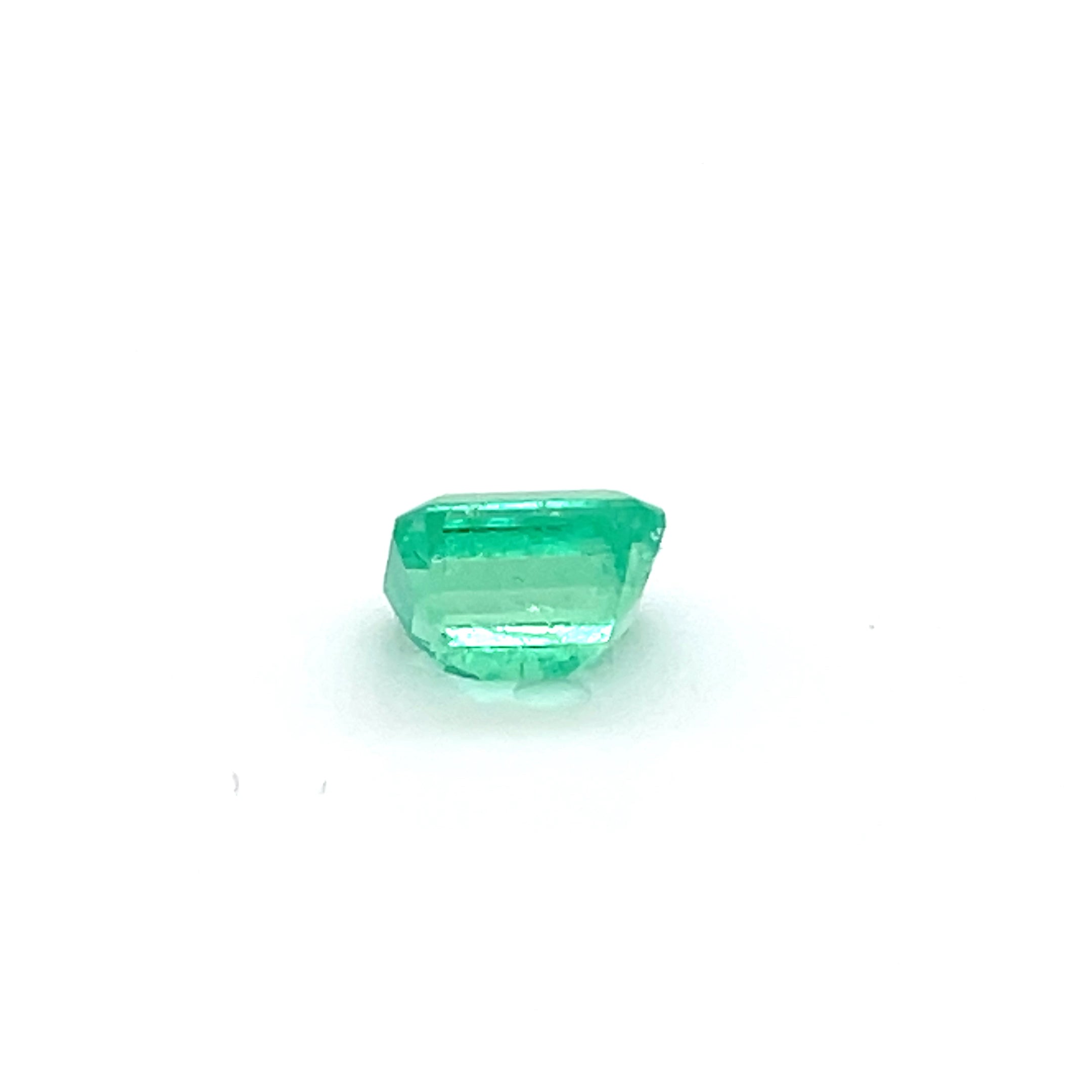 1.31 ct Emerald Cut GIA Colombian Emerald