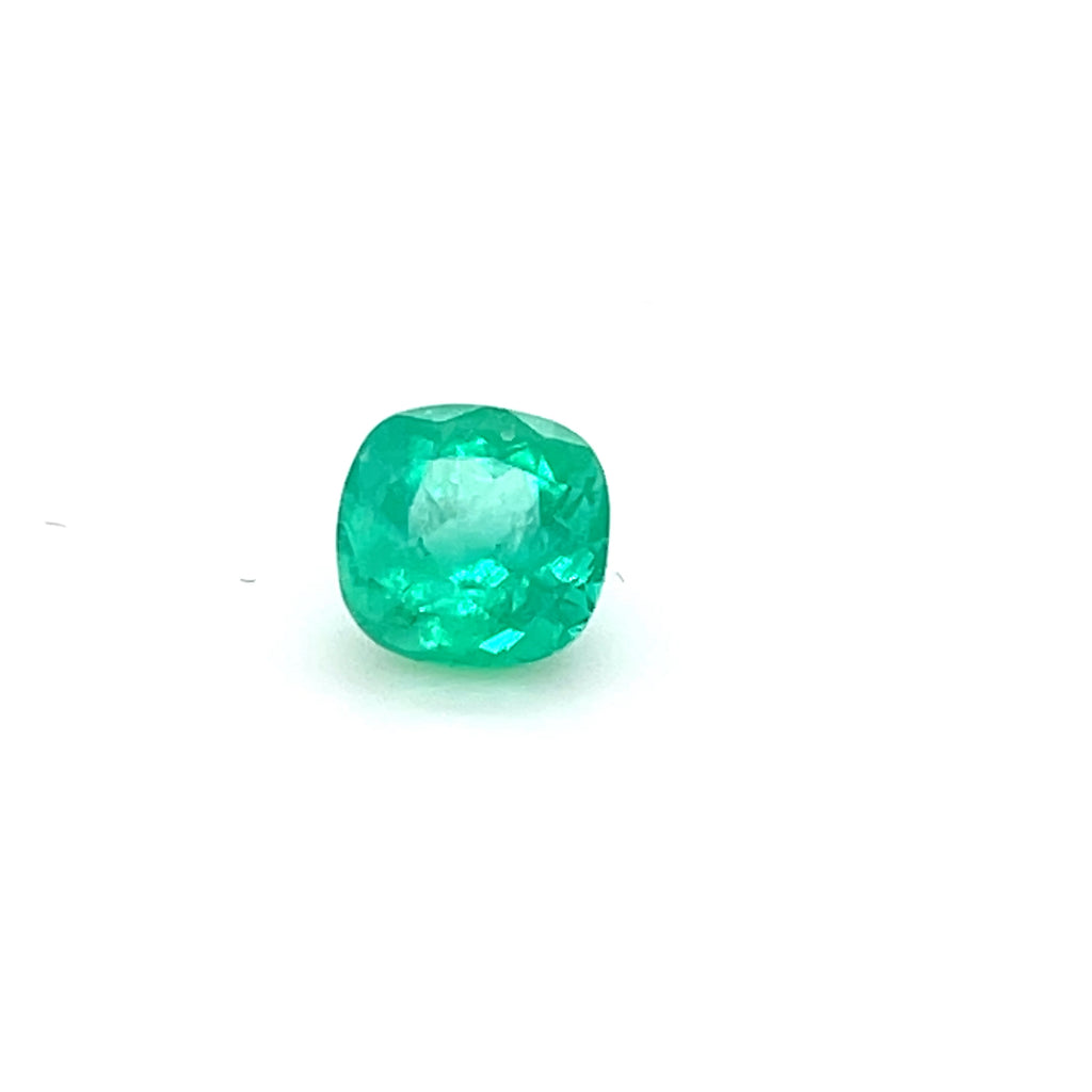 1.33 ct Cushion Cut GIA Colombian Emerald