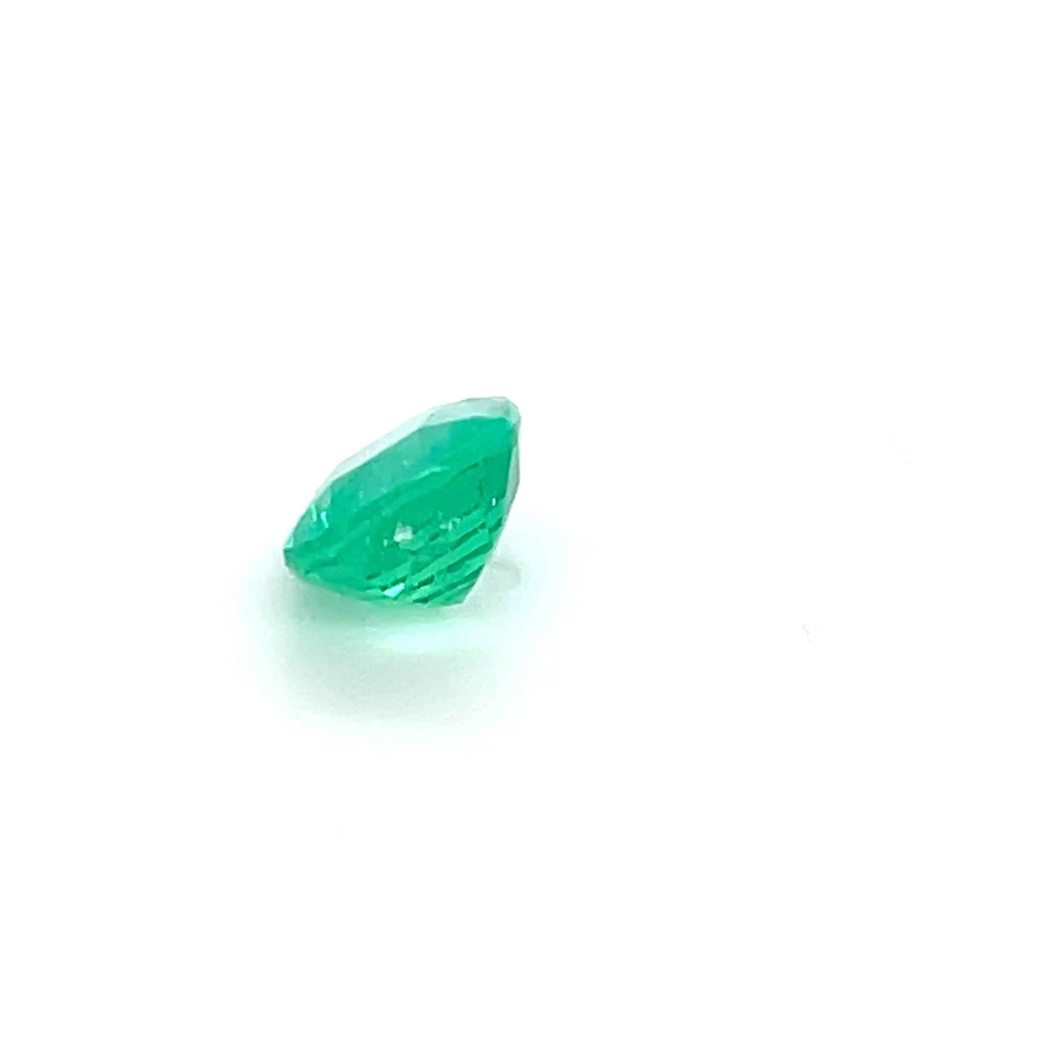1.60 ct Cushion Cut GIA Colombian Emerald
