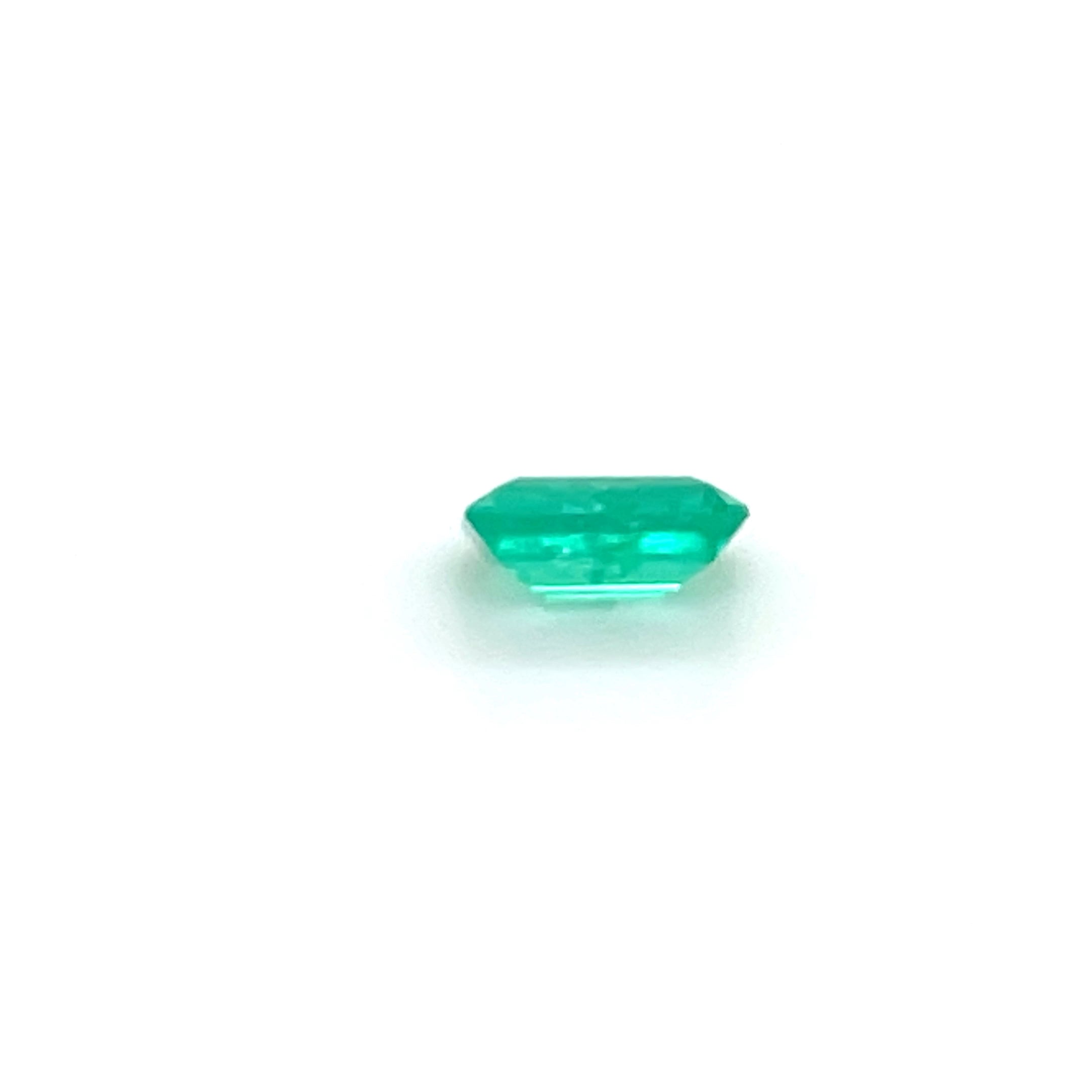 0.80 ct Emerald Cut GIA Colombian Emerald