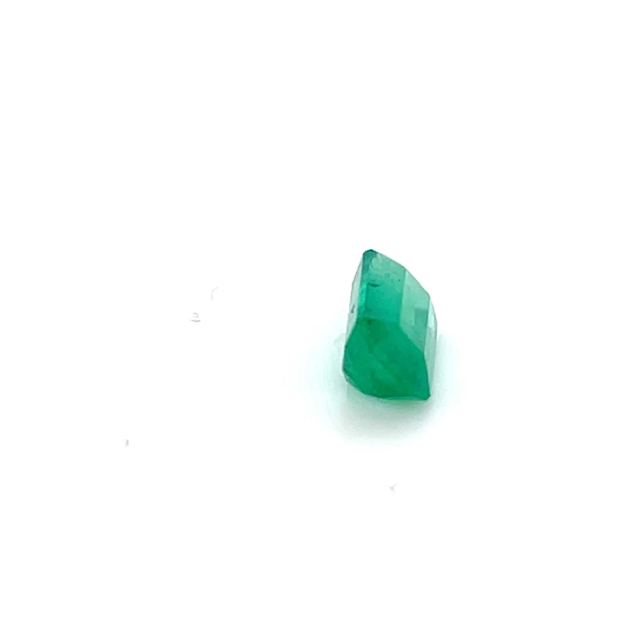 1.18 ct Emerald Cut Colombian Emerald