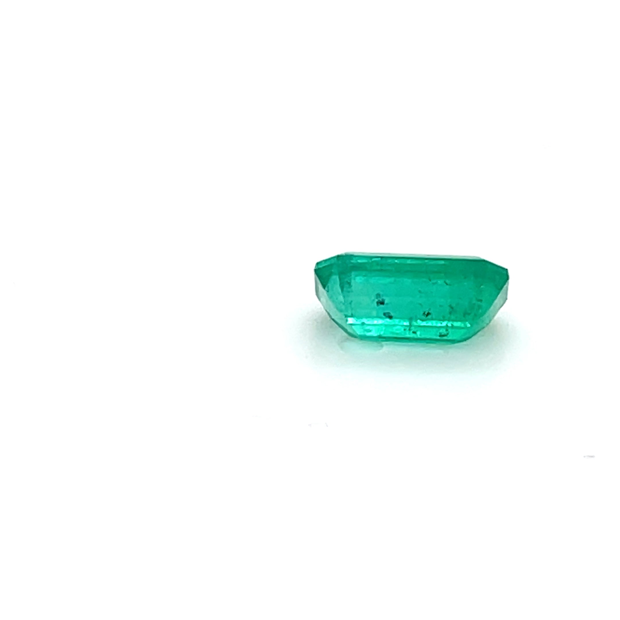 1.18 ct Emerald Cut Colombian Emerald
