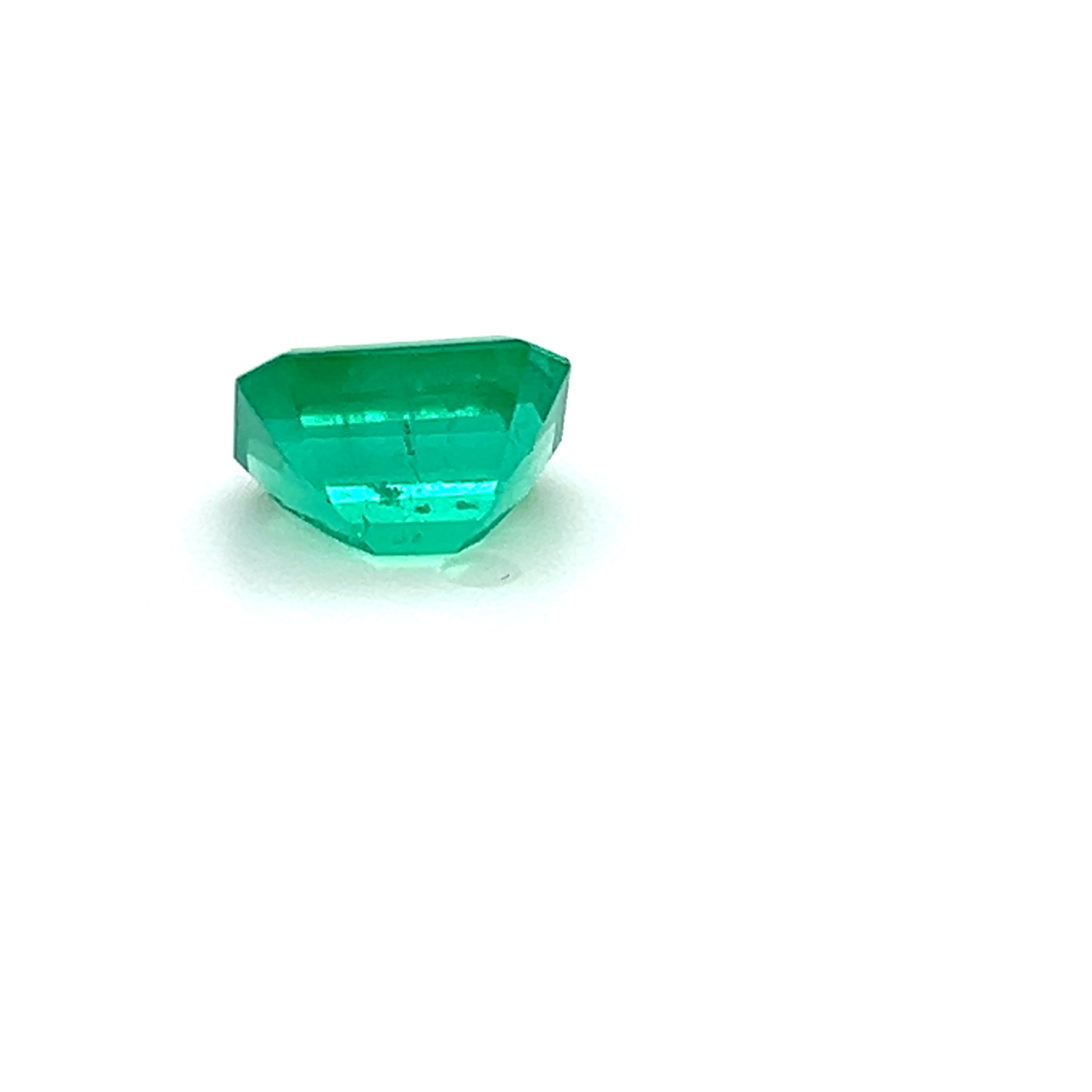 1.58 ct Emerald Cut Colombian Emerald