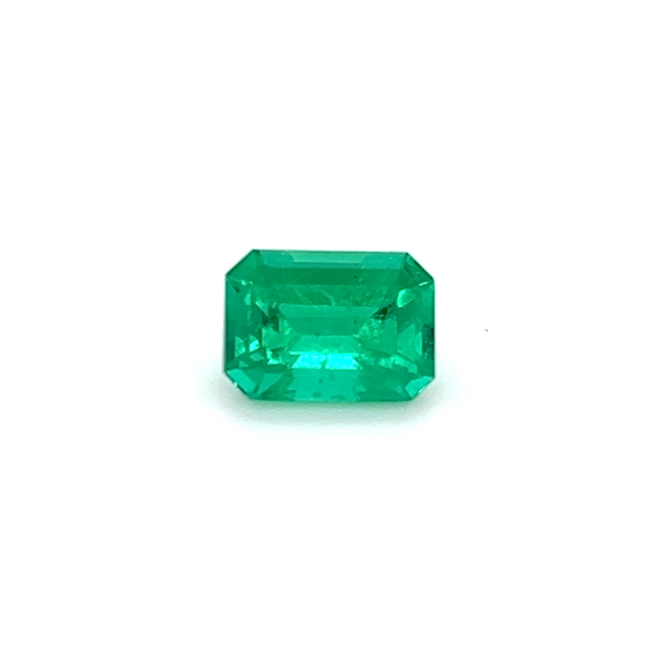 1.58 ct Emerald Cut Colombian Emerald