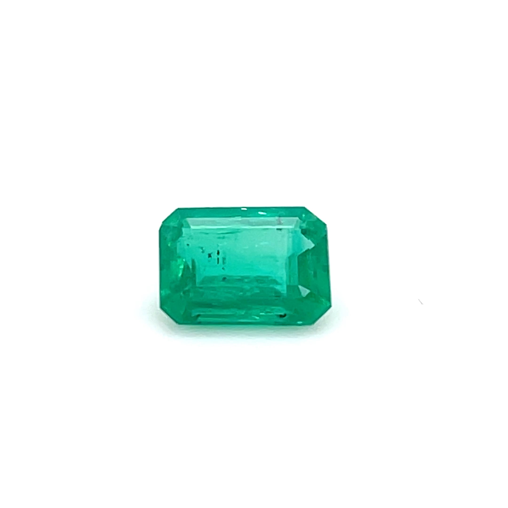 1.65 ct Emerald Cut Colombian Emerald