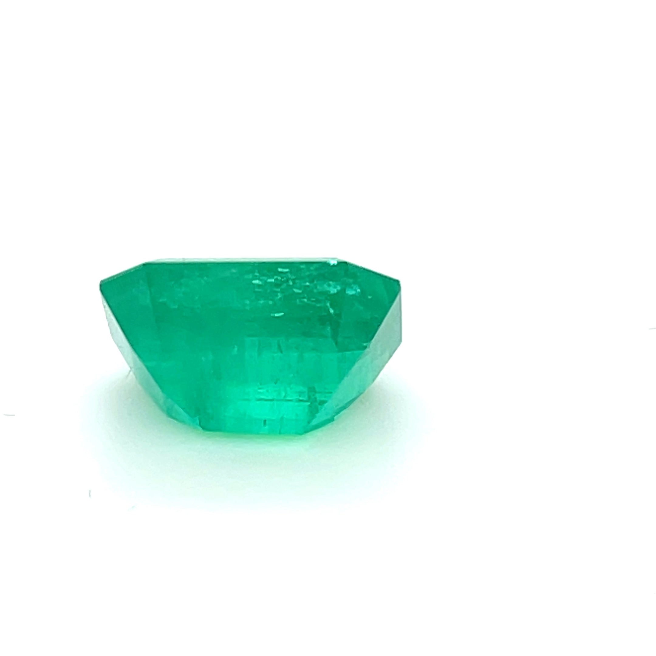 5.42 ct Emerald Cut Colombian Emerald