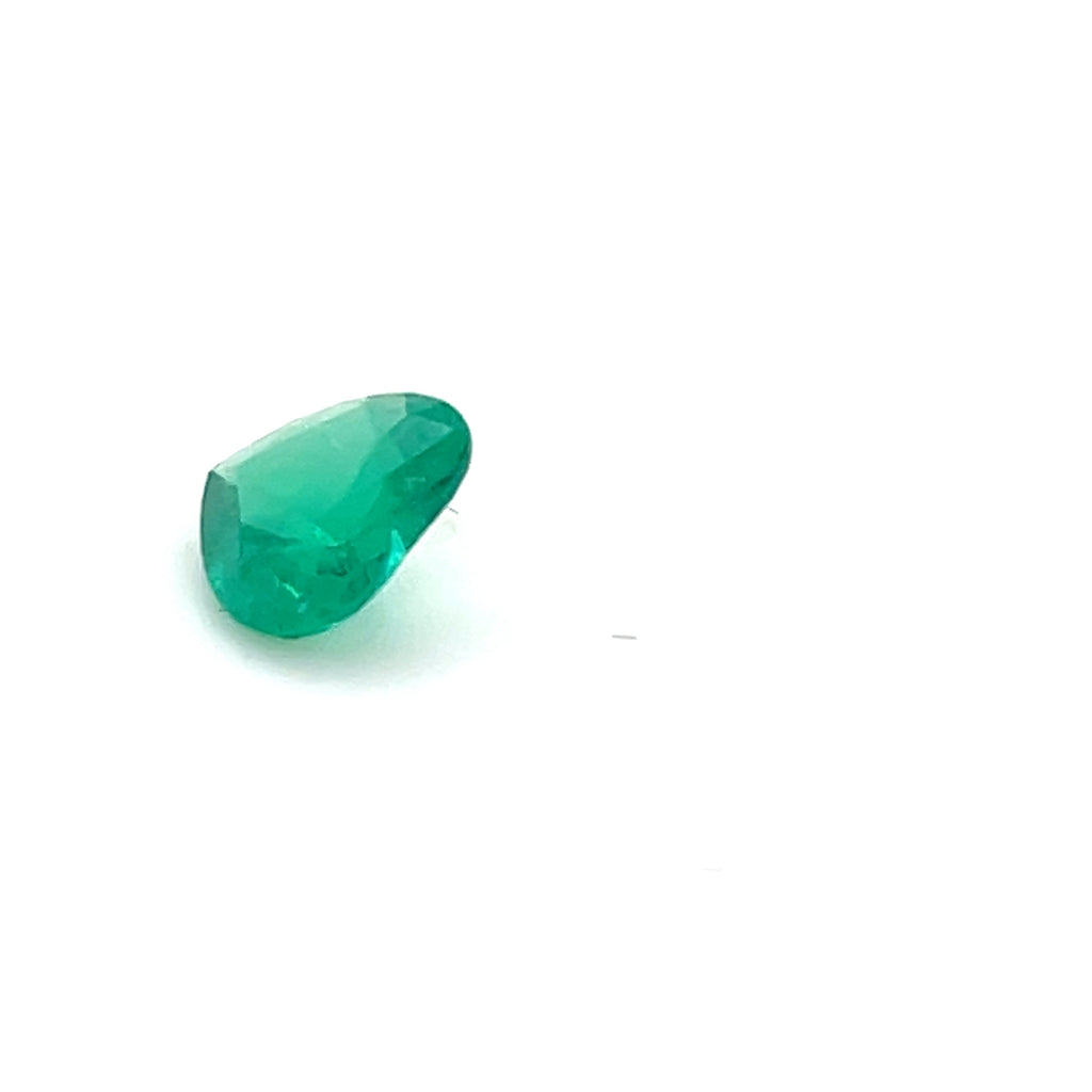 0.94 ct Heart Cut Colombian Emerald