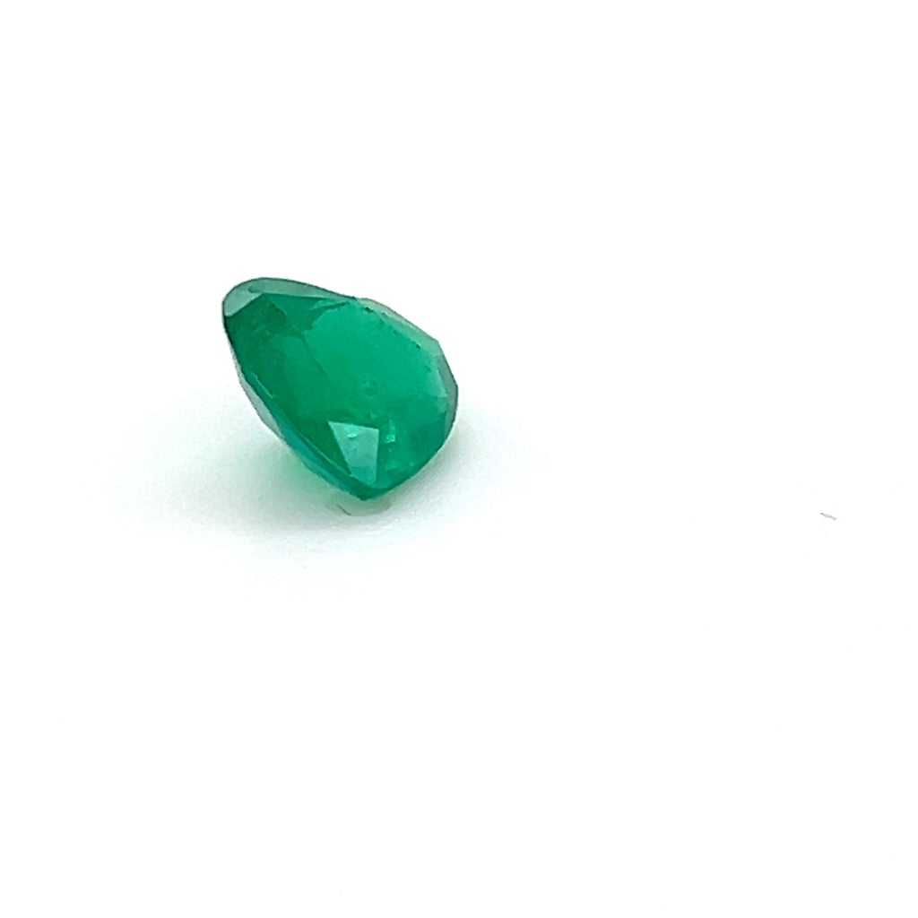 1.28 ct Heart Cut Colombian Emerald