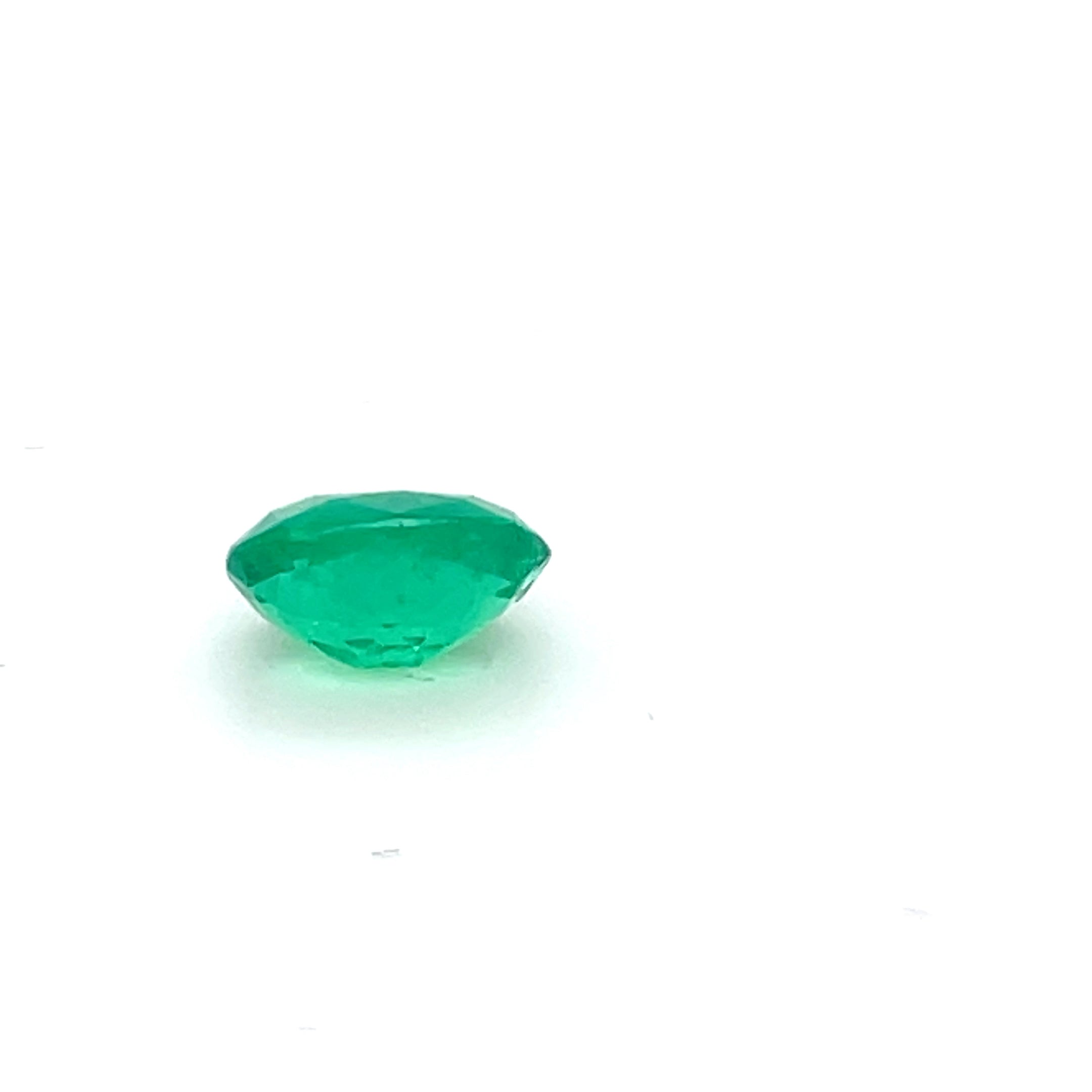 1.24 ct Oval Cut Colombian Emerald