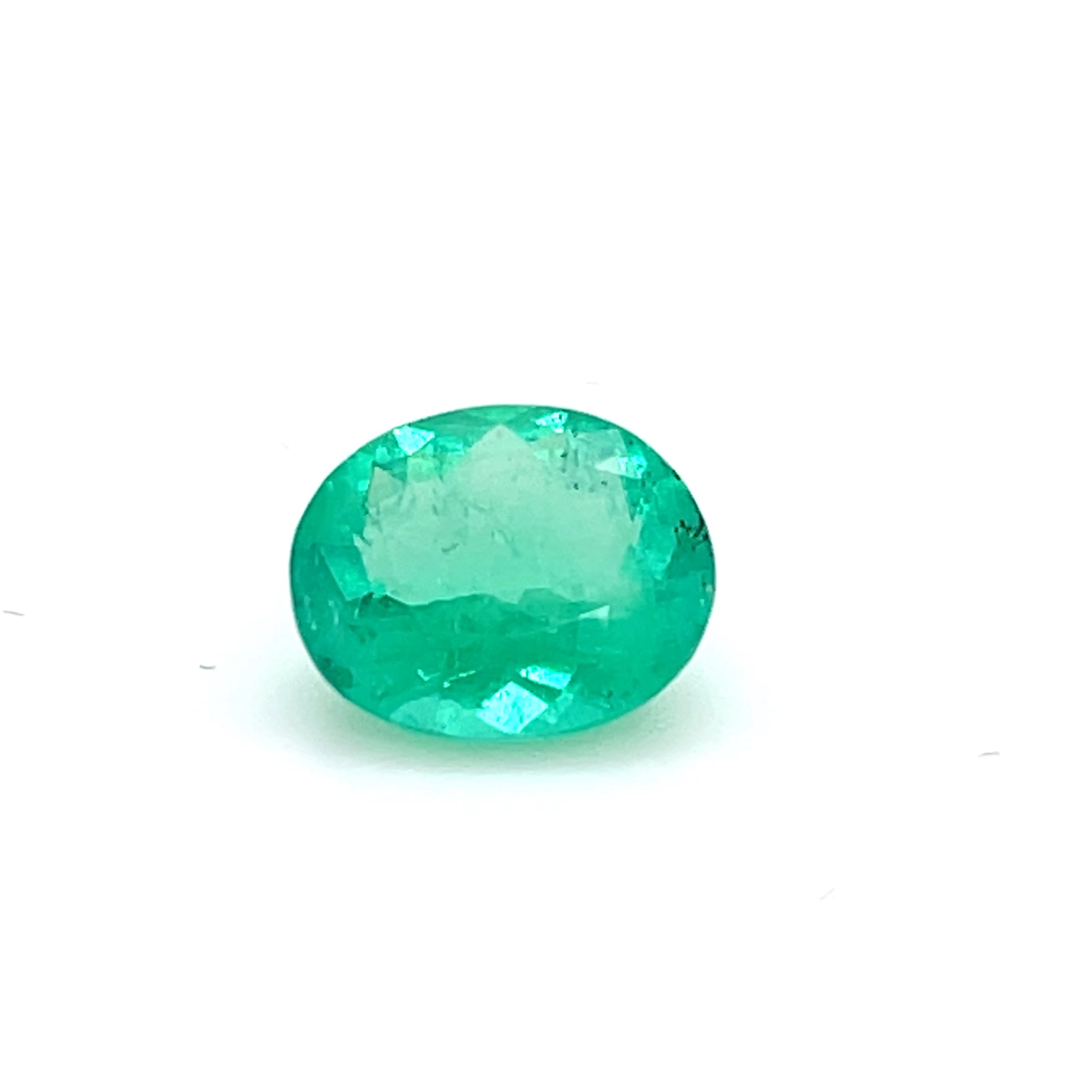 2.88 ct Oval Cut Colombian Emerald