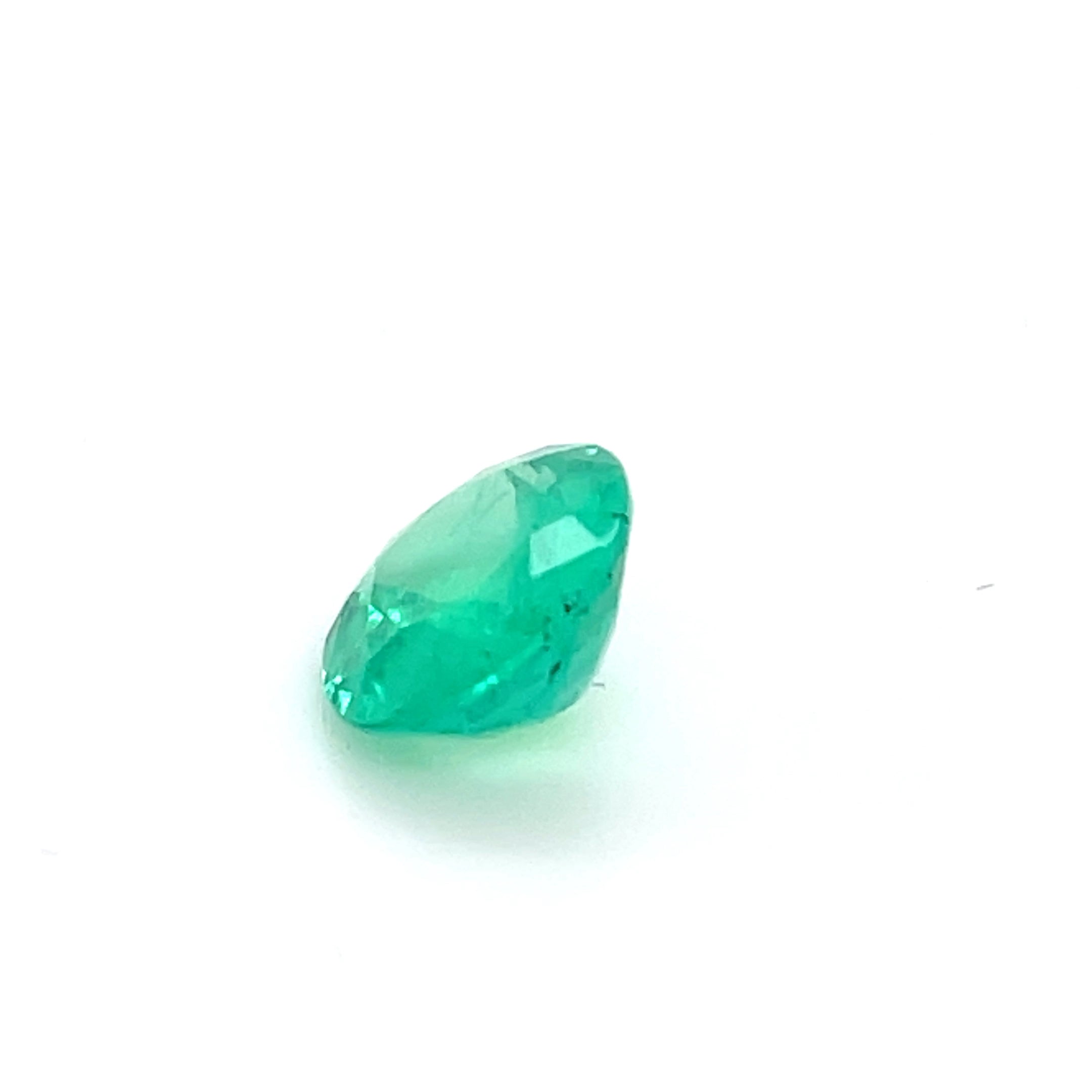 2.88 ct Oval Cut Colombian Emerald
