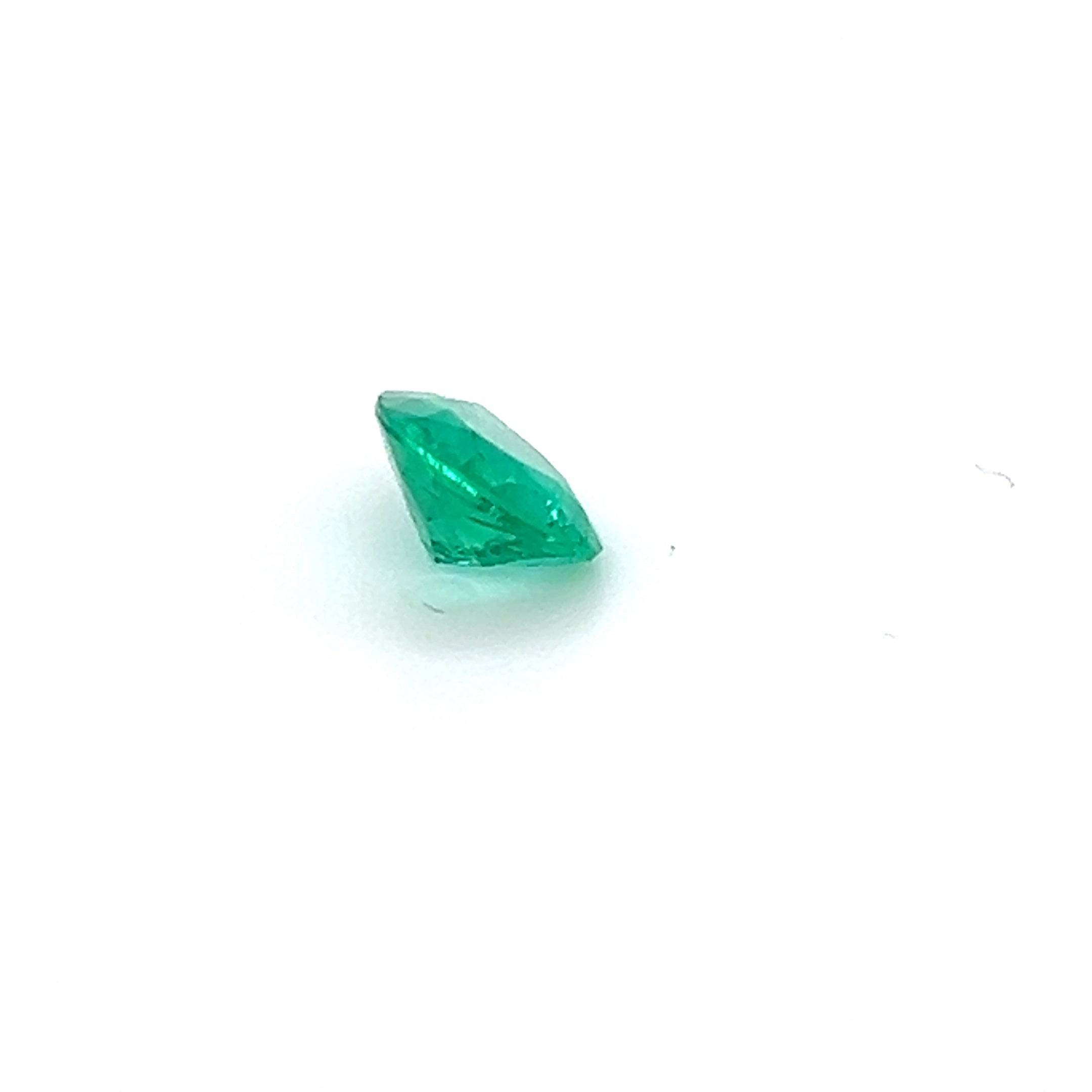 0.94 ct Pear Cut Colombian Emerald