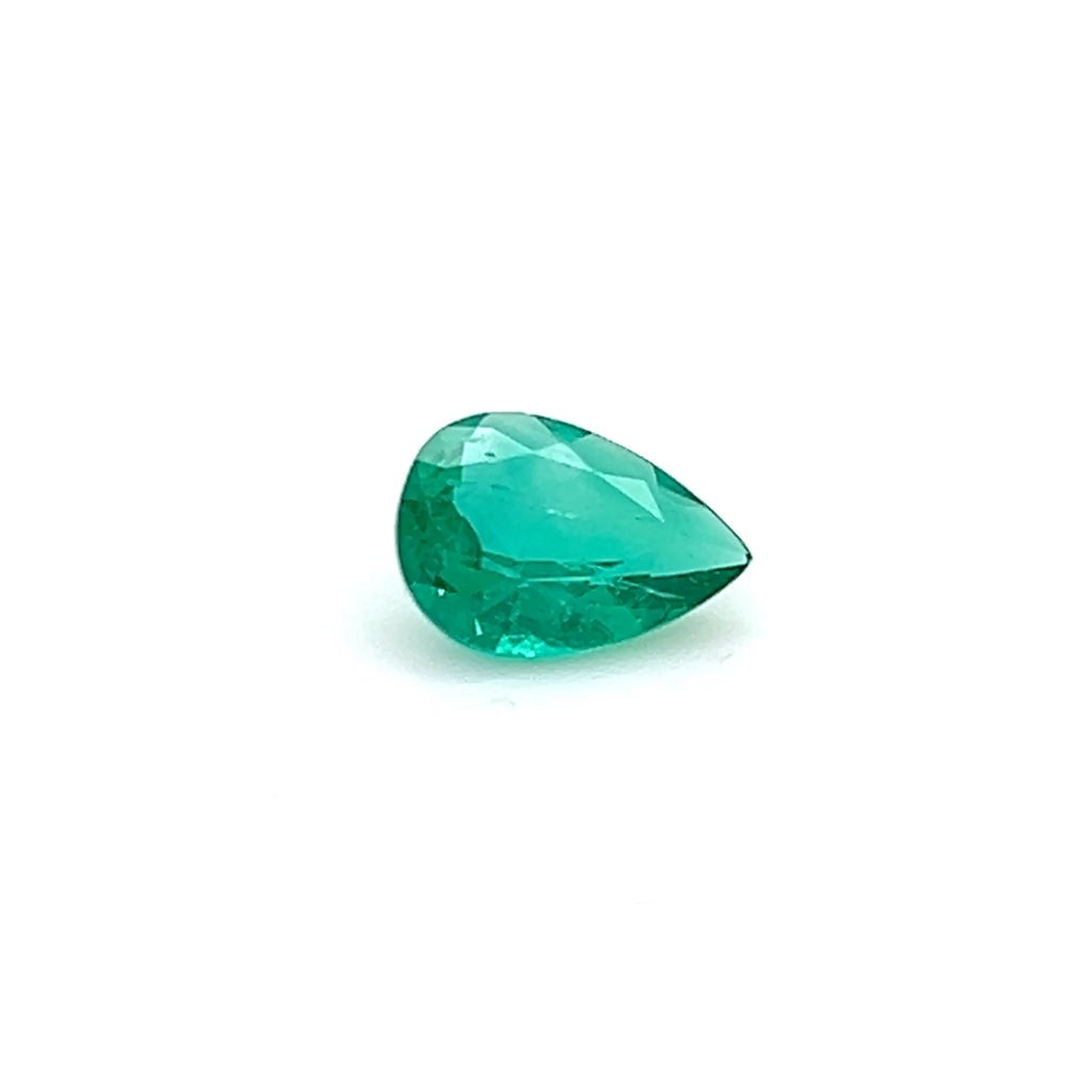 0.94 ct Pear Cut Colombian Emerald