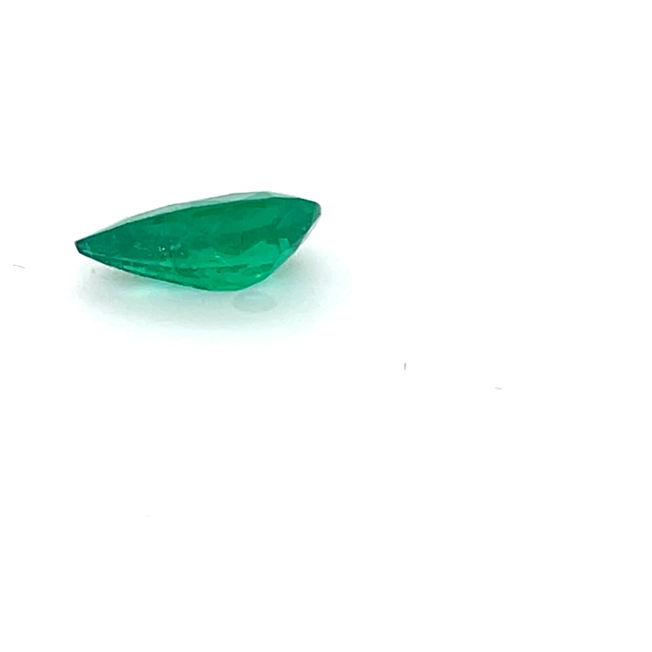 1.20 ct Pear Cut Colombian Emerald