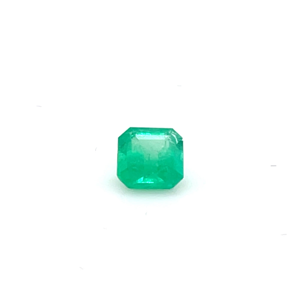 0.76 ct Square Cut Colombian Emerald