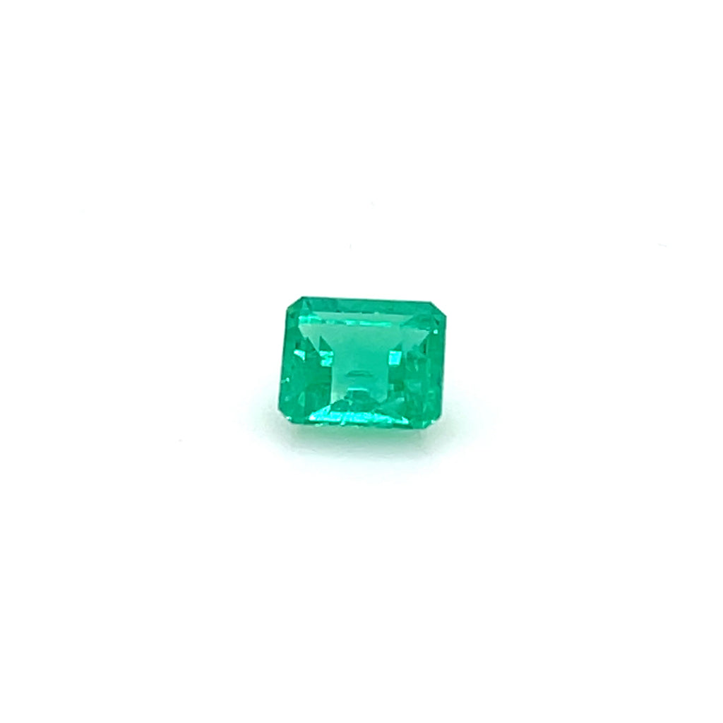 0.83 ct Emerald Cut Colombian Emerald