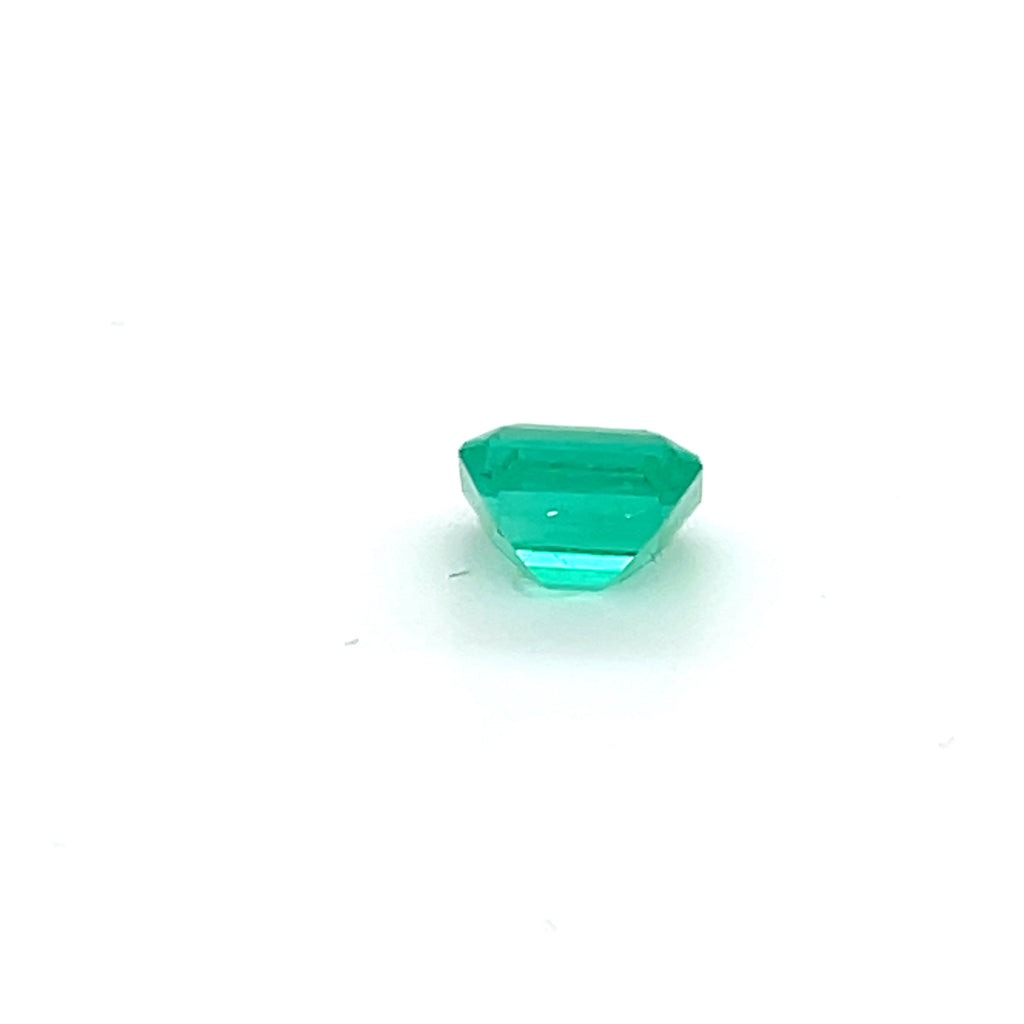 1.11 ct Square Cut Colombian Emerald