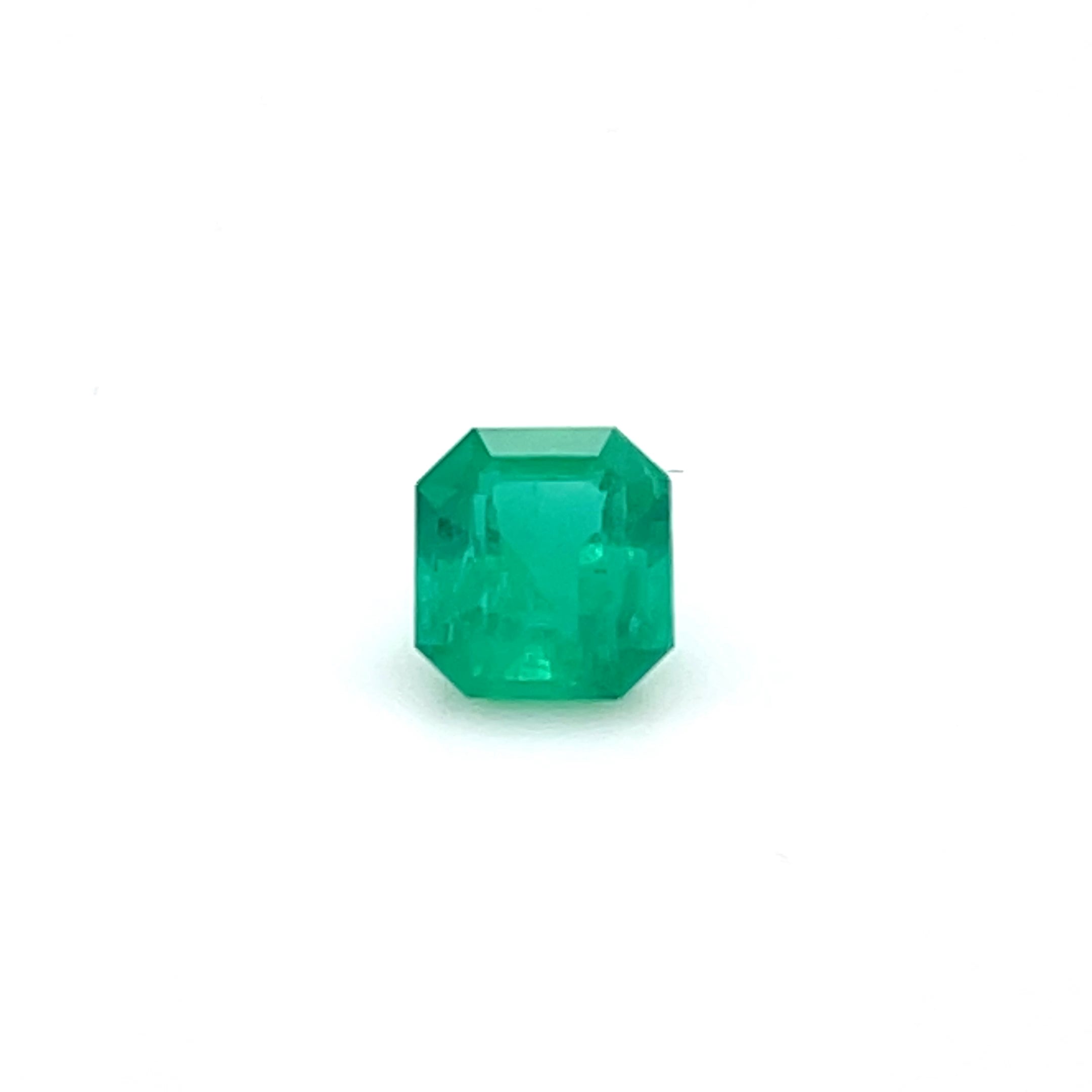 1.32 ct Square Cut Colombian Emerald