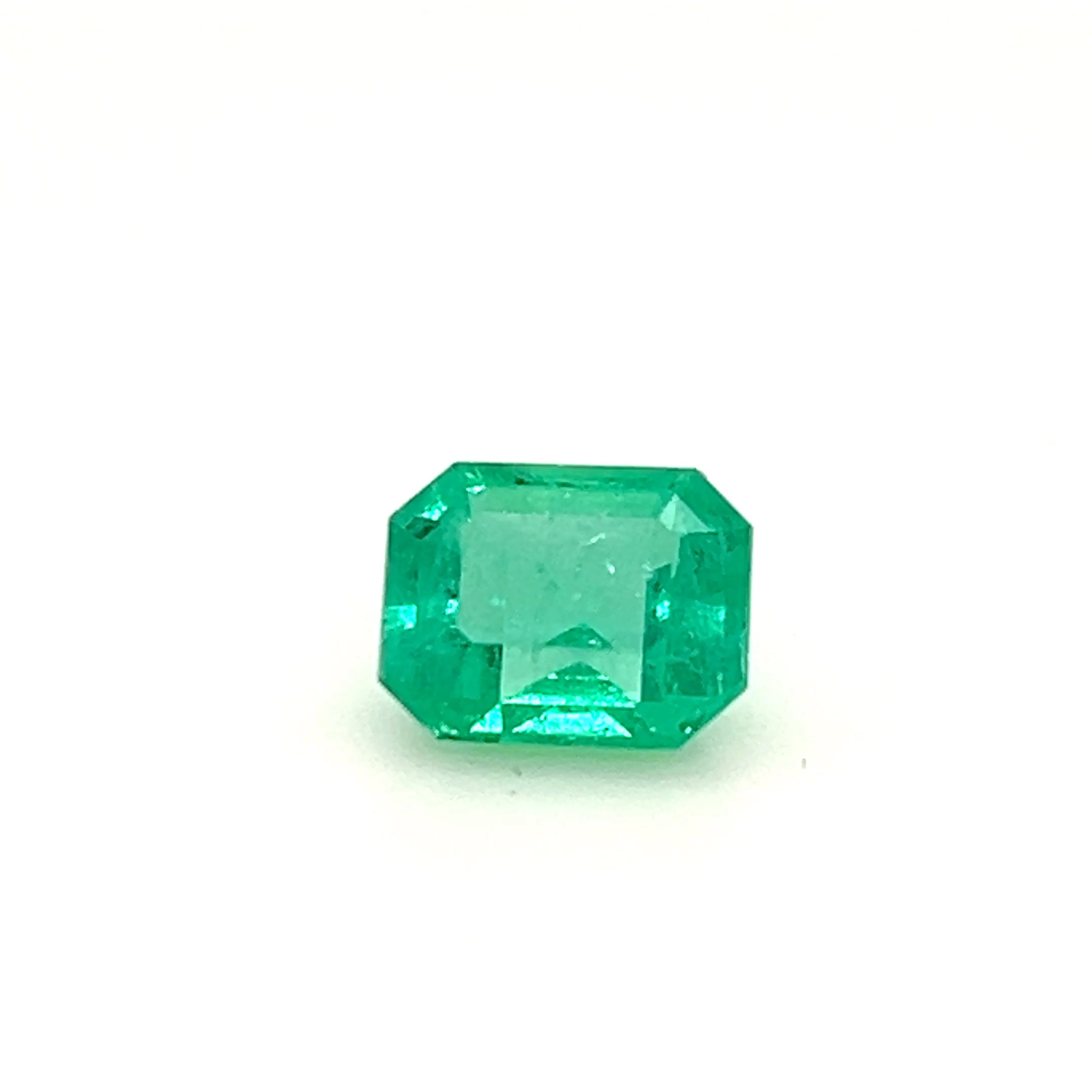 1.97 ct Emerald Cut Colombian Emerald
