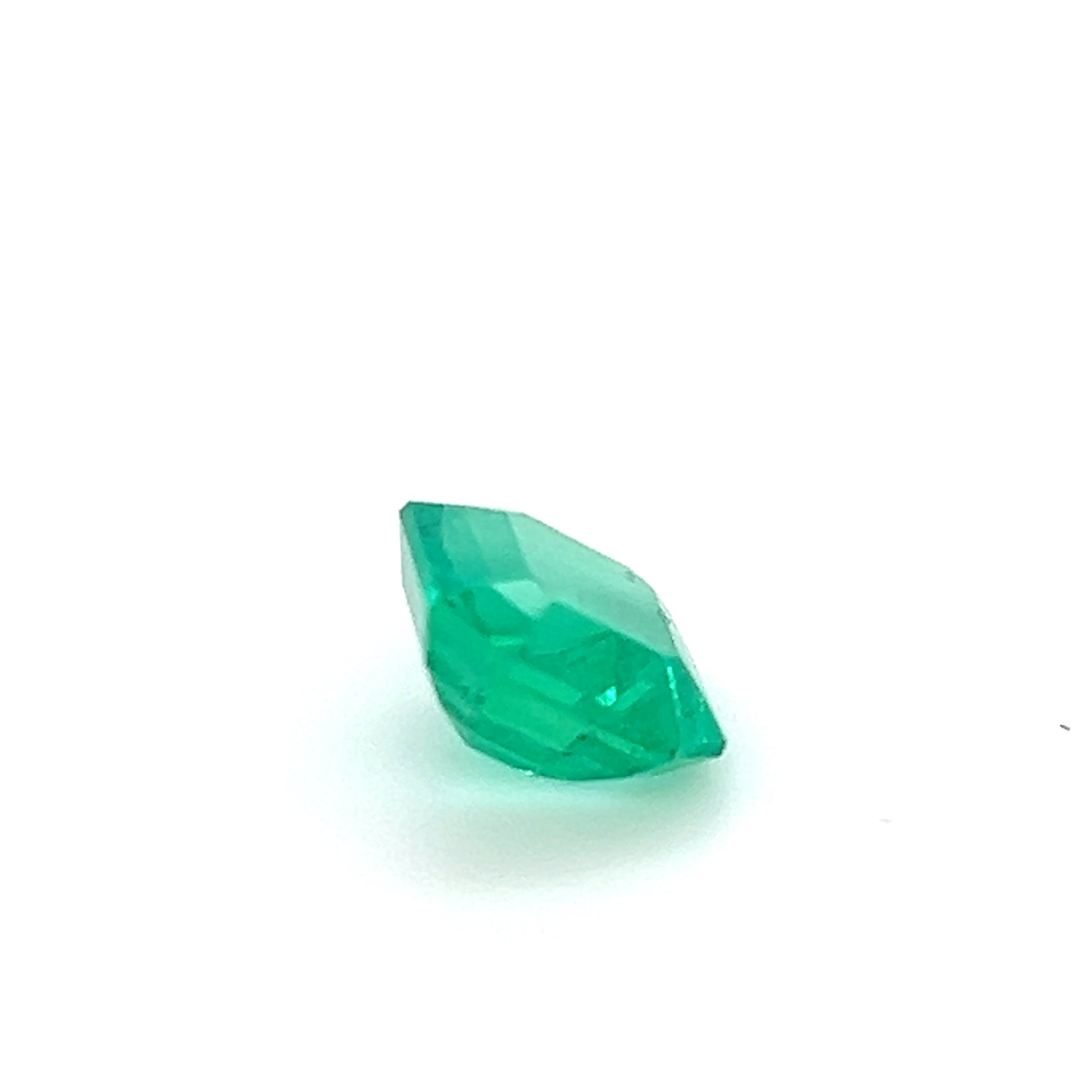 2.45 ct Square Cut Colombian Emerald