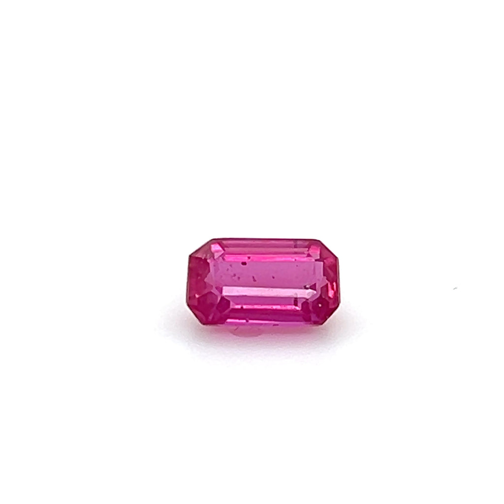 1.92 ct Emerald Cut Mozambique Ruby