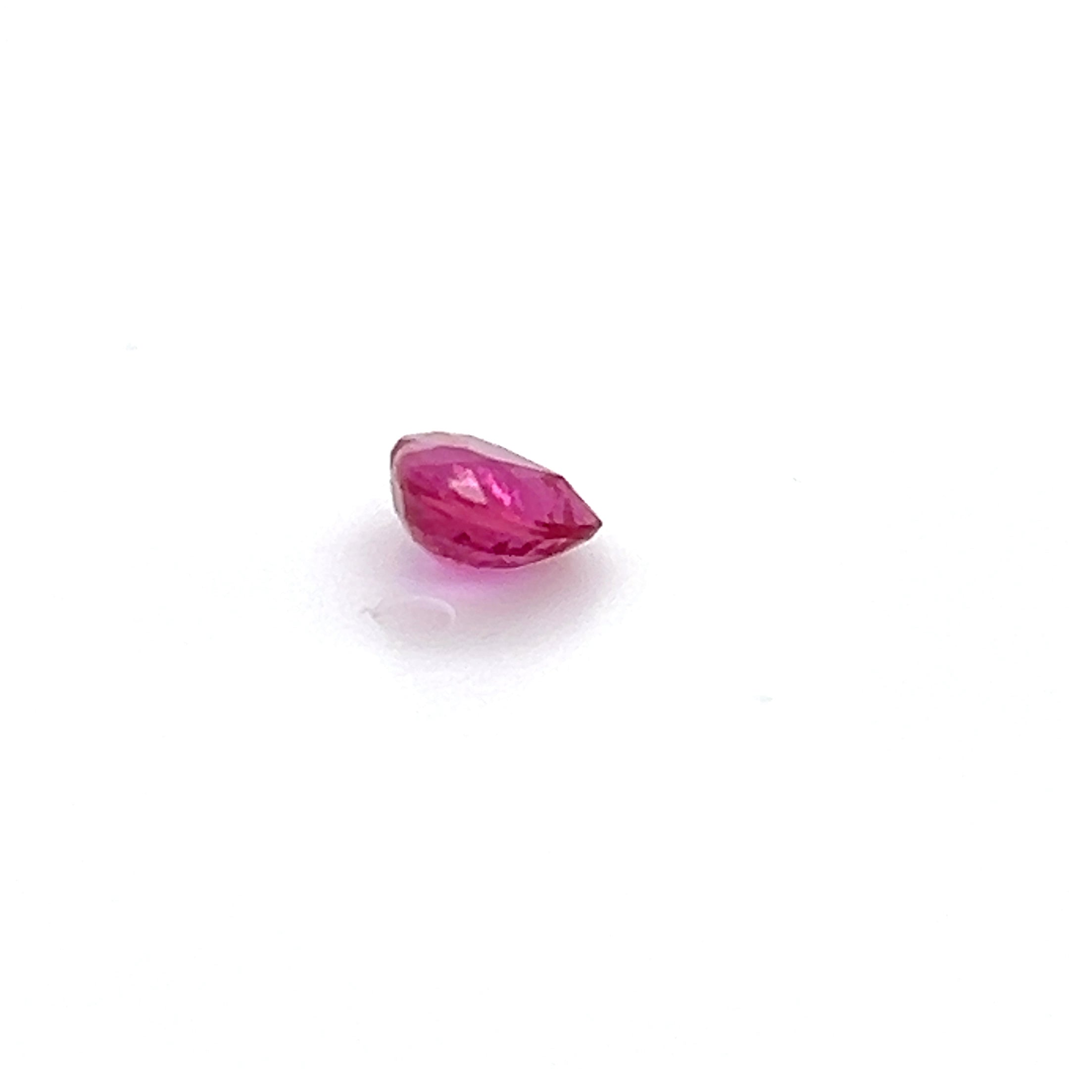 1.02 ct heart Cut Mozambique Ruby