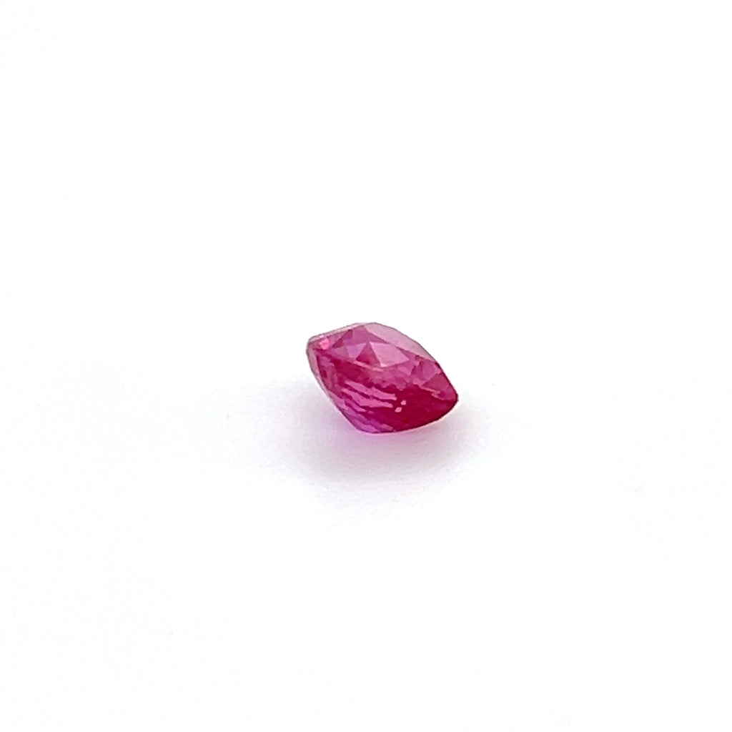 1.06 ct heart Cut Mozambique Ruby