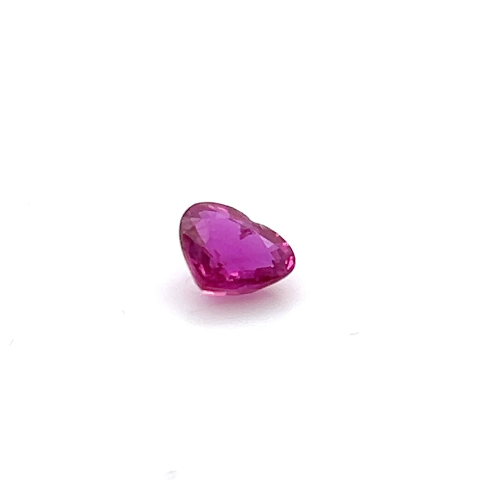 1.10 ct heart Cut Mozambique Ruby