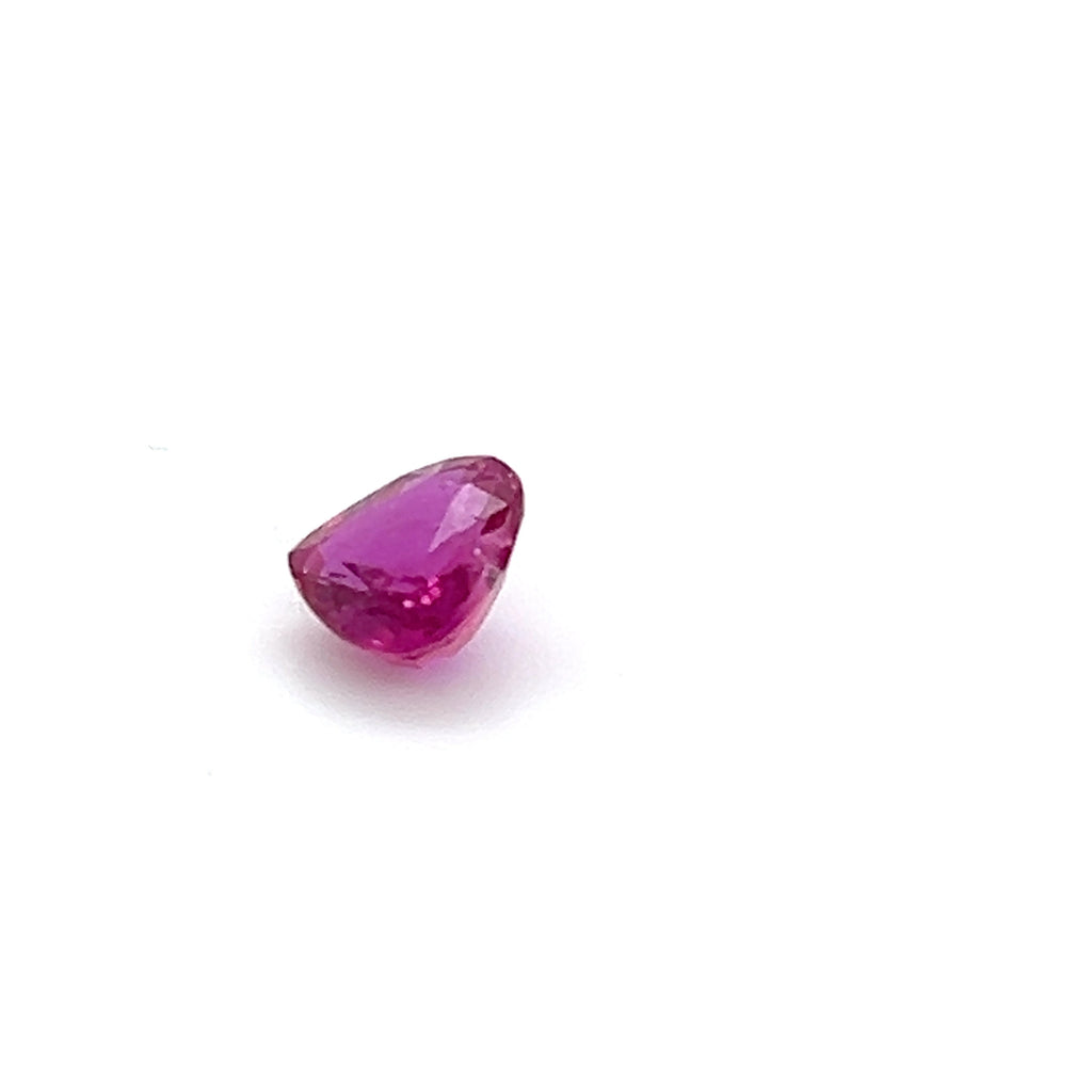 1.10 ct heart Cut Mozambique Ruby