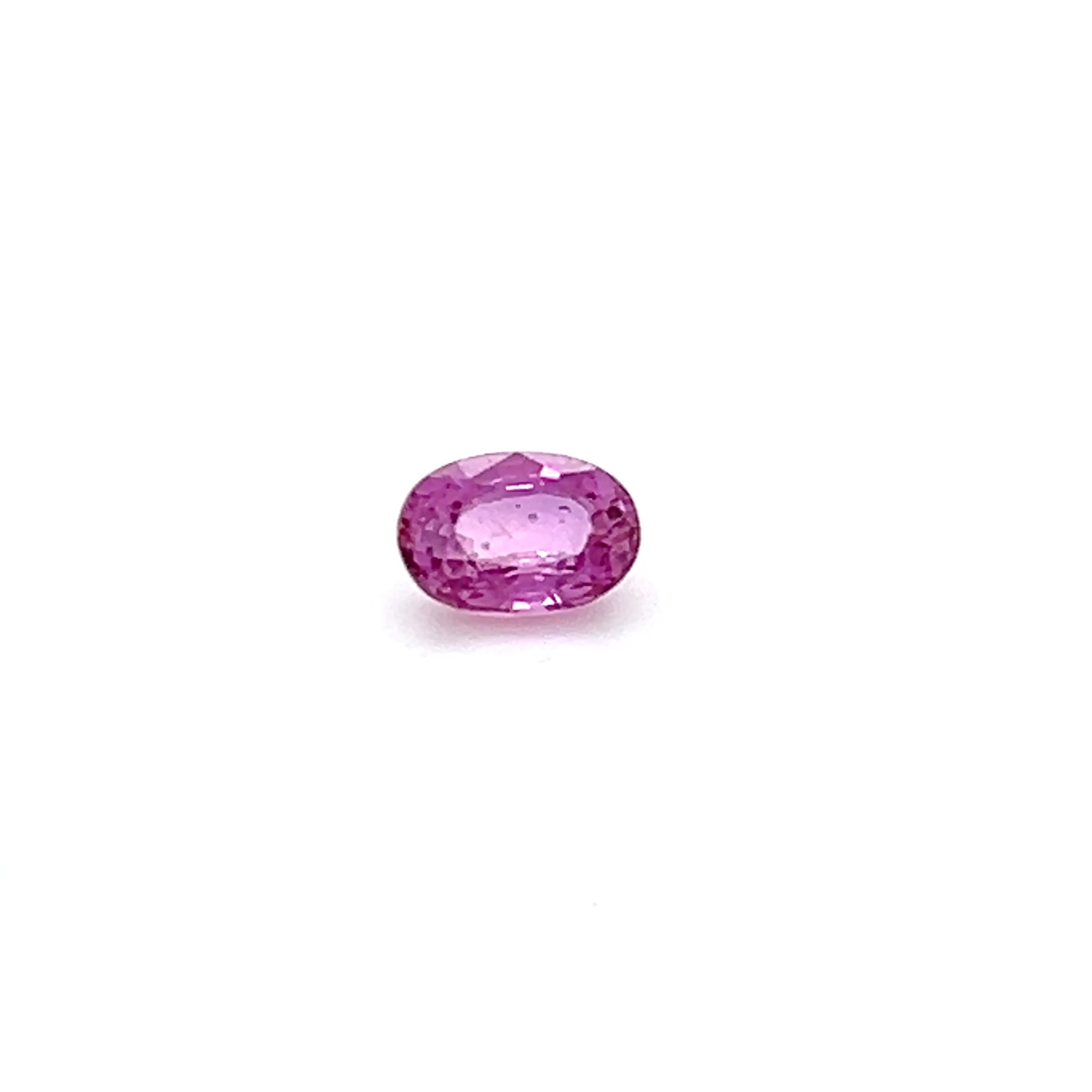0.70 ct Oval Cut Mozambique Ruby