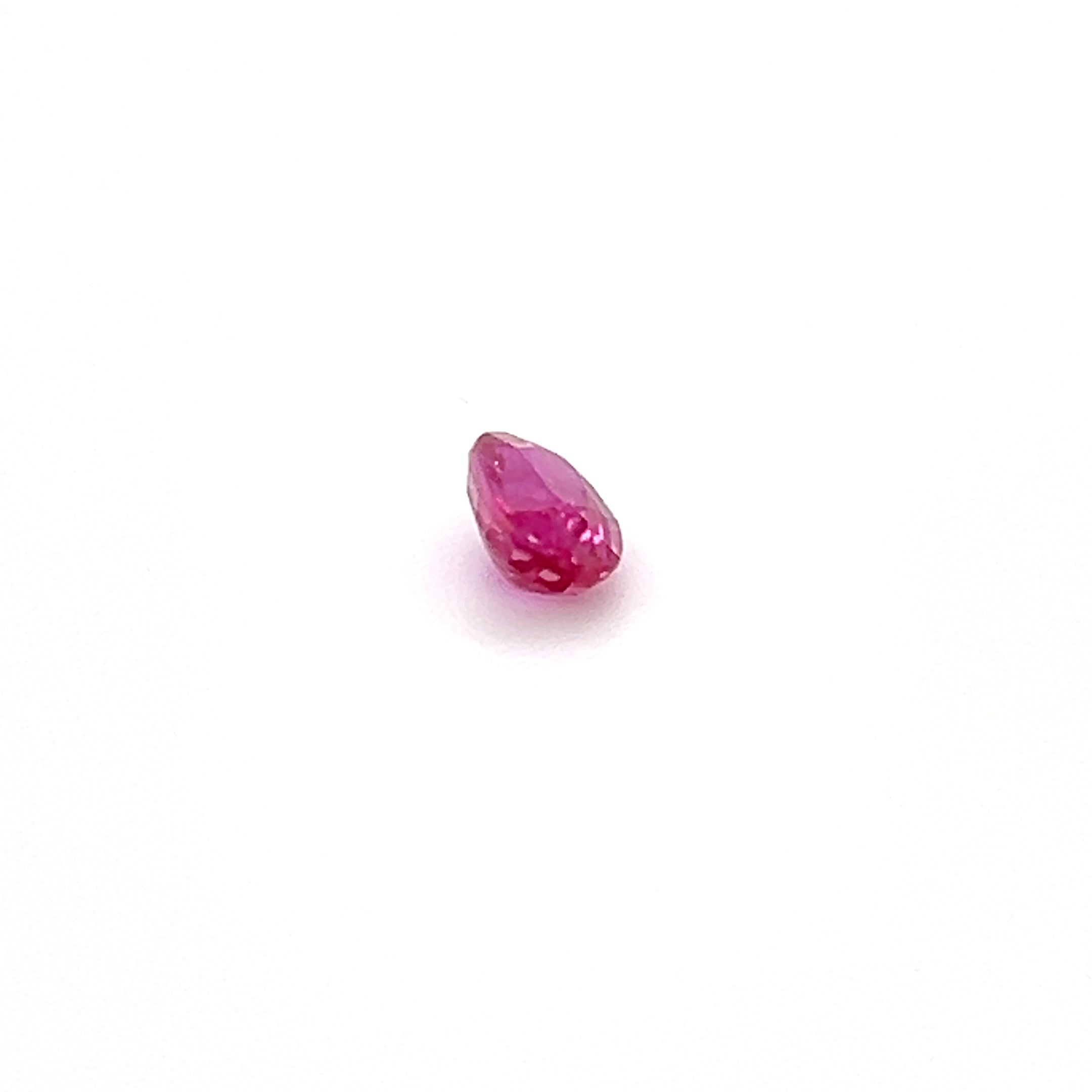 0.70 ct Oval Cut Mozambique Ruby
