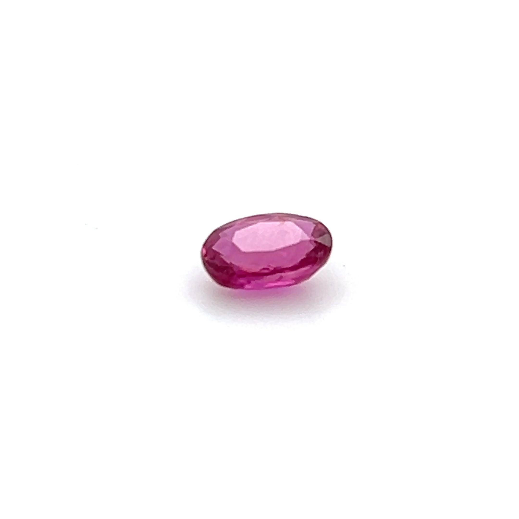 1.00 ct Oval Cut Mozambique Ruby