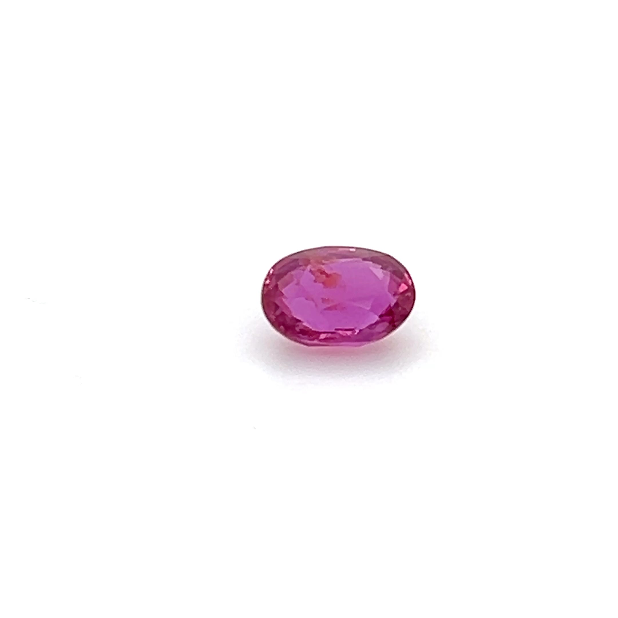 1.02 ct Oval Cut Mozambique Ruby