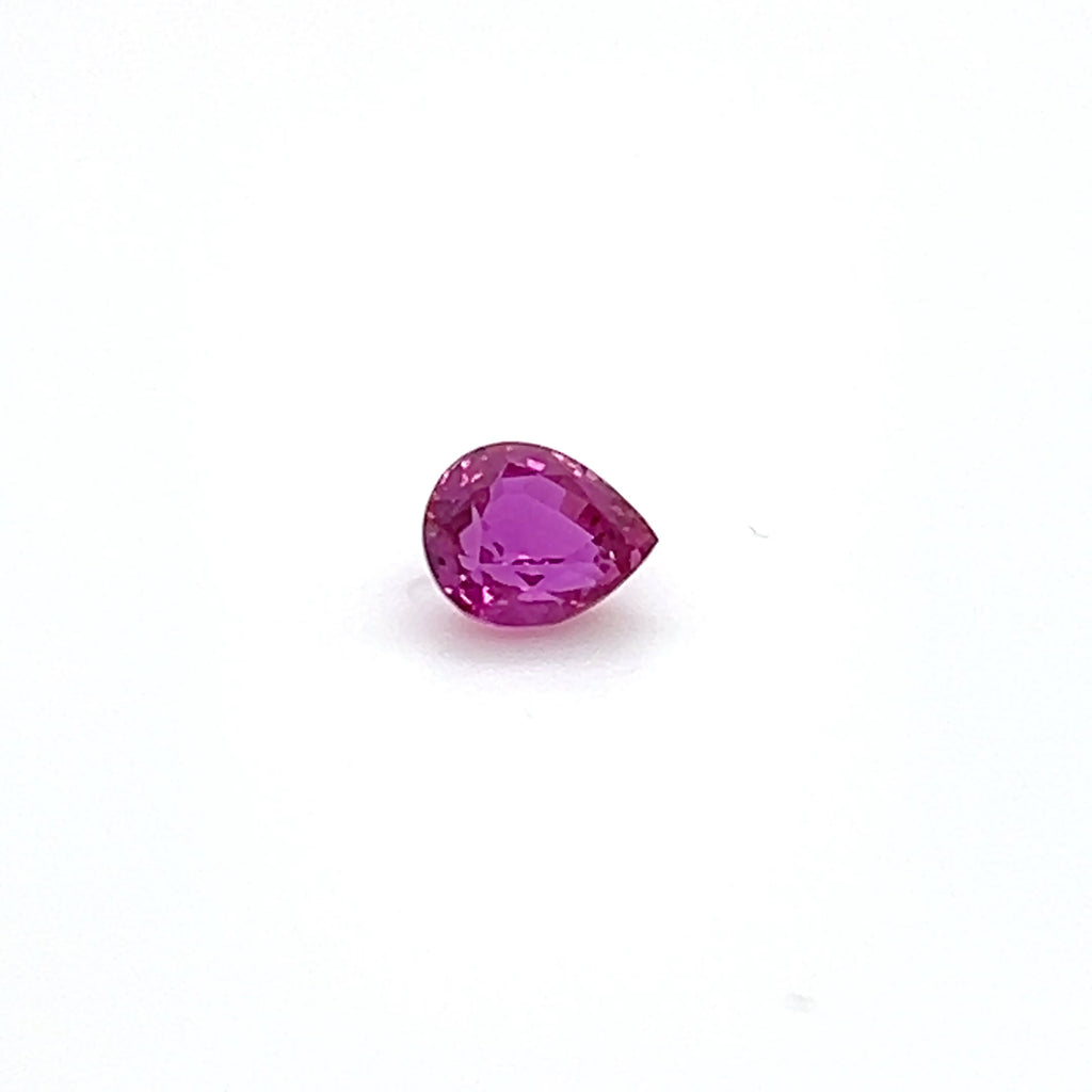 0.78 ct Pear Cut Mozambique Ruby