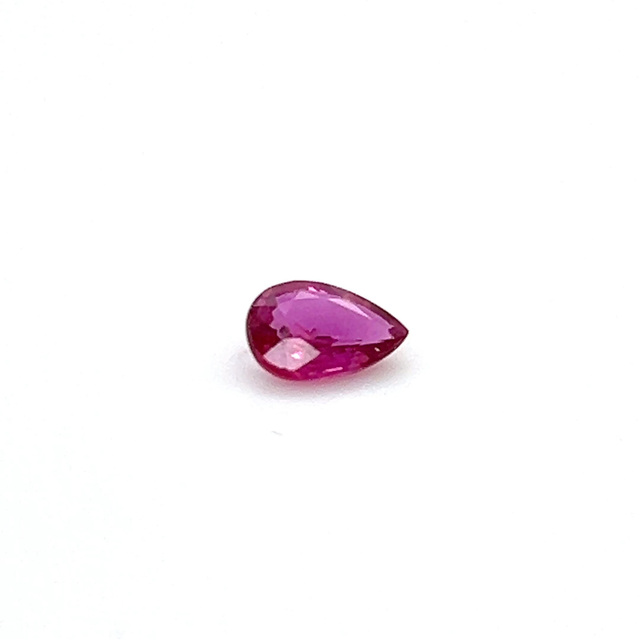 0.78 ct Pear Cut Mozambique Ruby