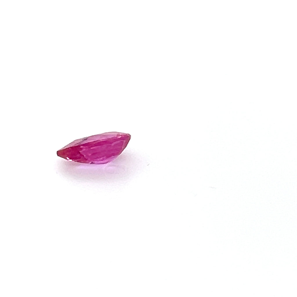 0.80 ct Pear Cut Mozambique Ruby