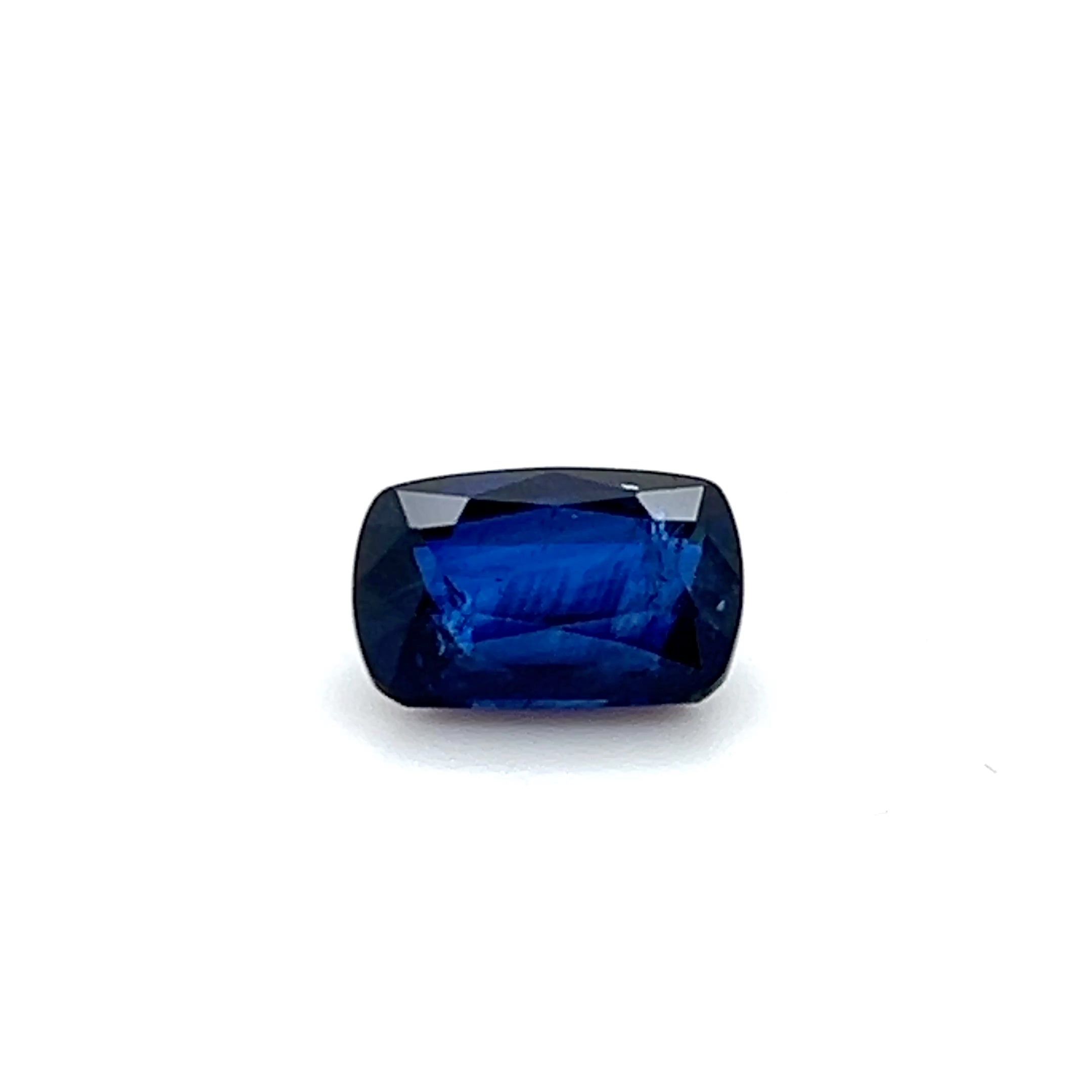 3.09 ct Cushion Cut Sri Lankan Sapphire
