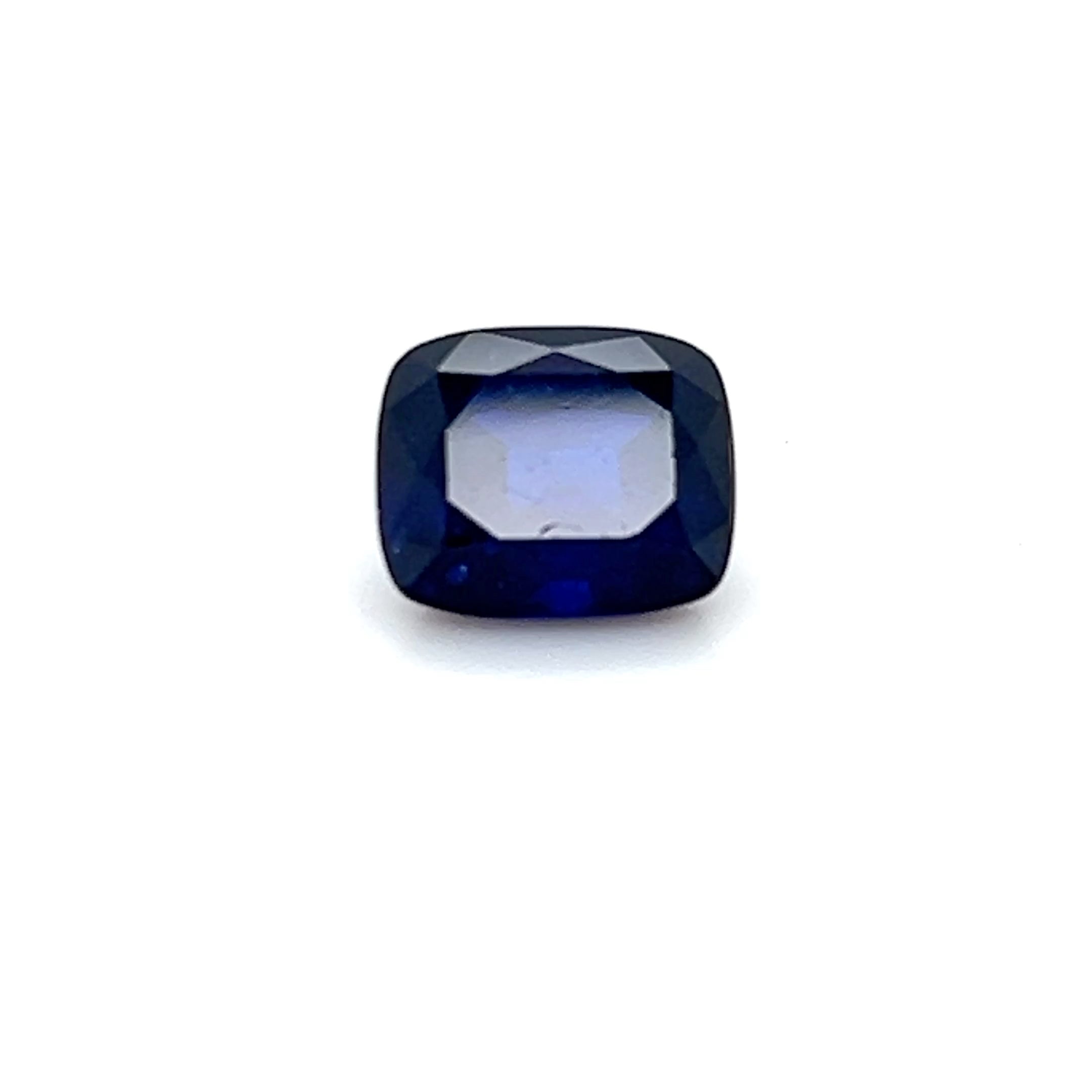 3.47 ct Cushion Cut Sri Lankan Sapphire