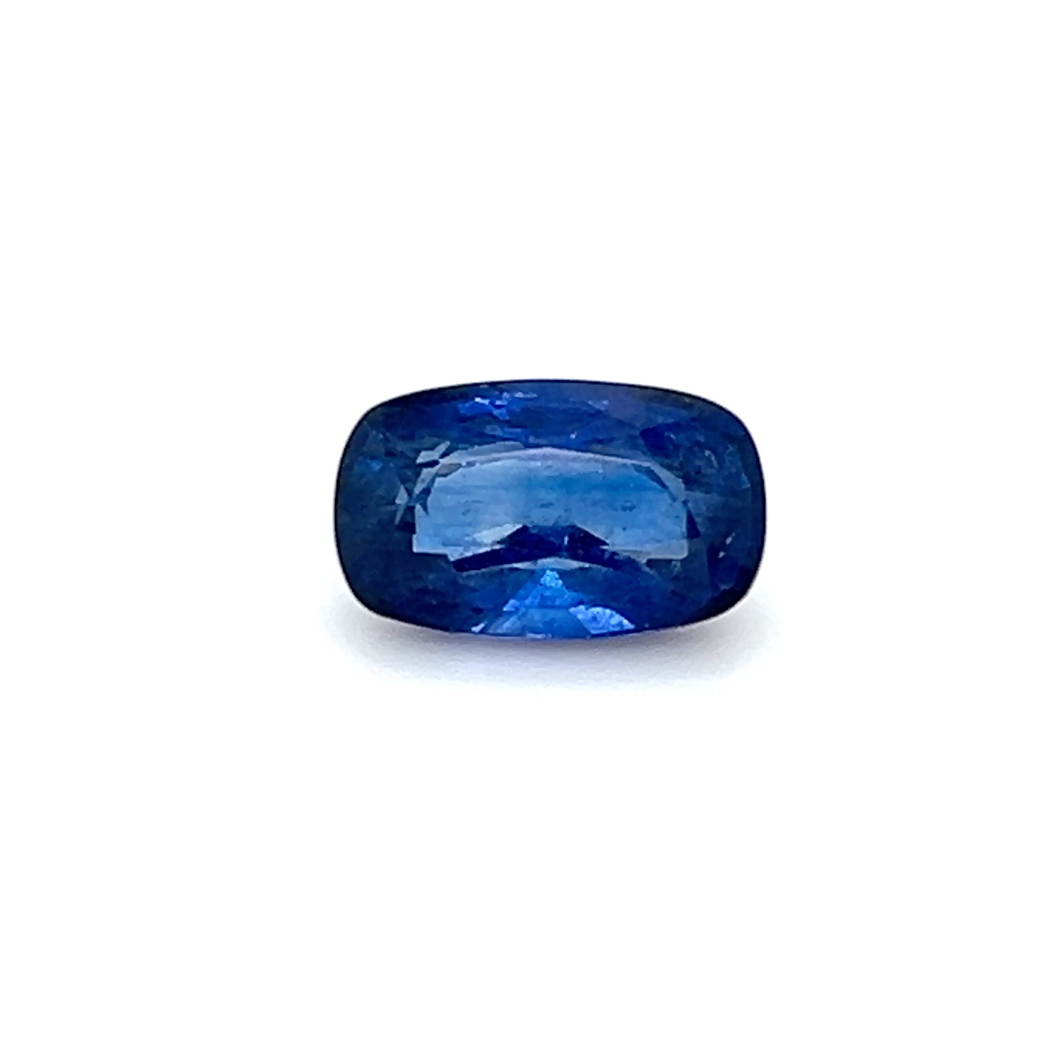 3.52 ct Cushion Cut Sri Lankan Sapphire