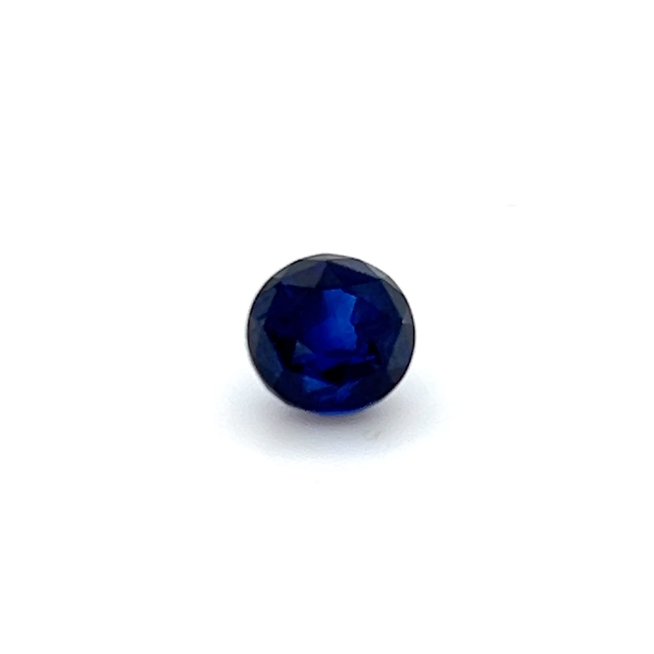 2.11 ct Round Cut Sri Lankan Sapphire