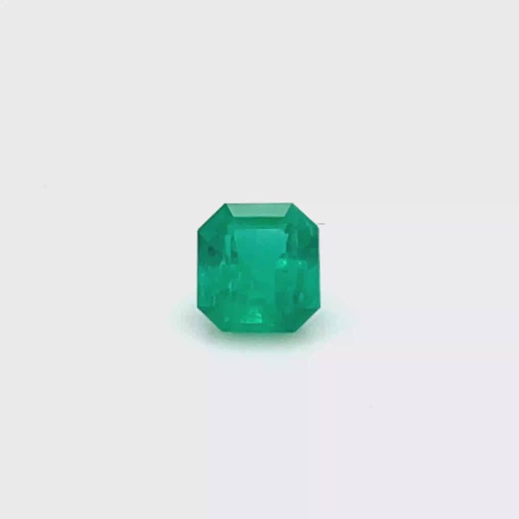 1.32 ct Square Cut Colombian Emerald