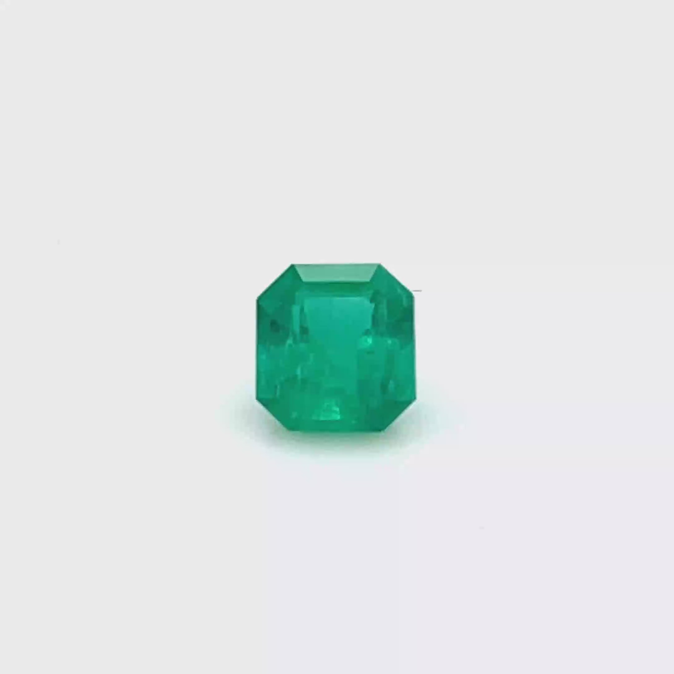 1.32 ct Square Cut Colombian Emerald
