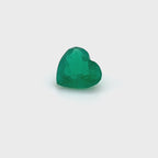 1.28 ct Heart Cut Colombian Emerald