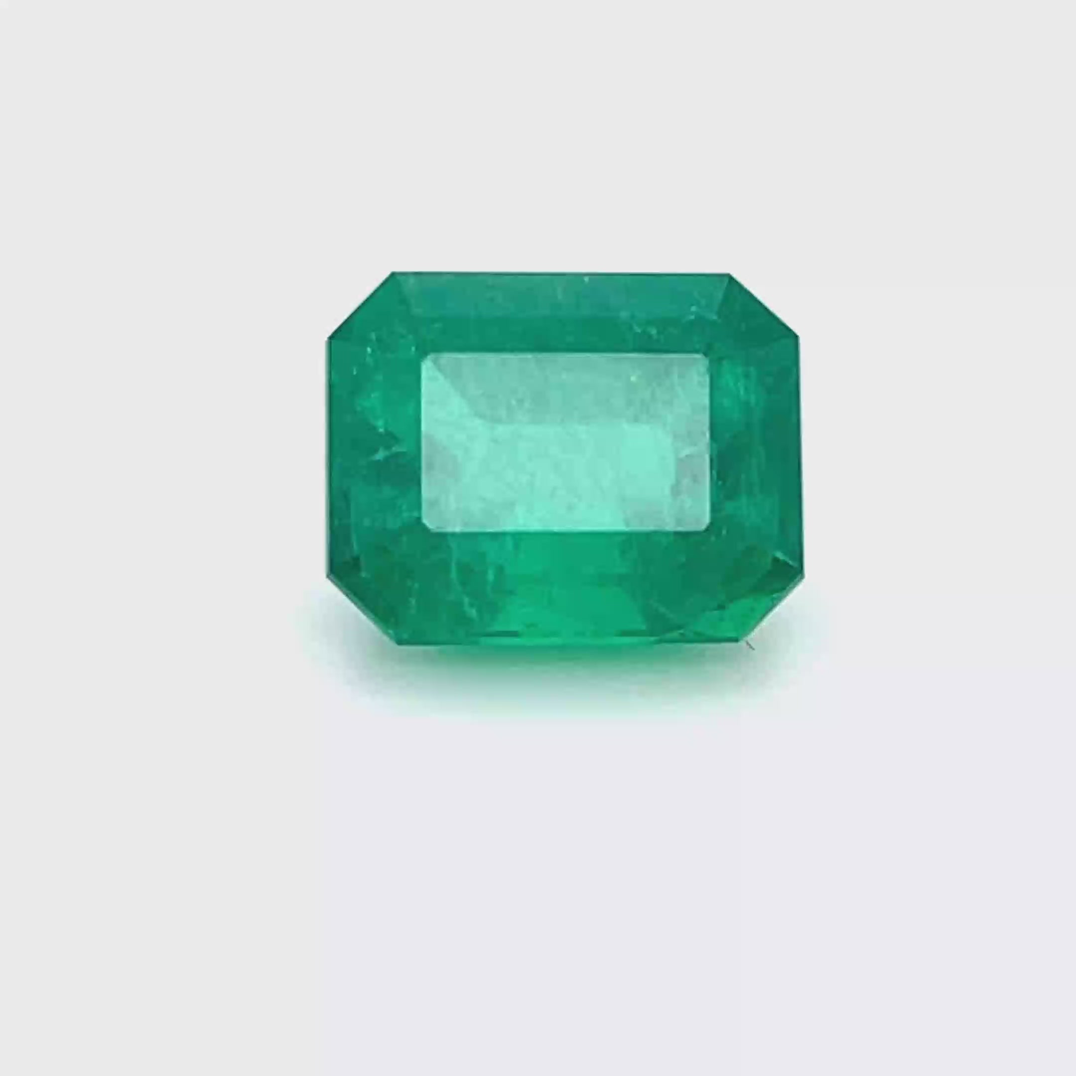 5.84 ct Emerald Cut Colombian Emerald